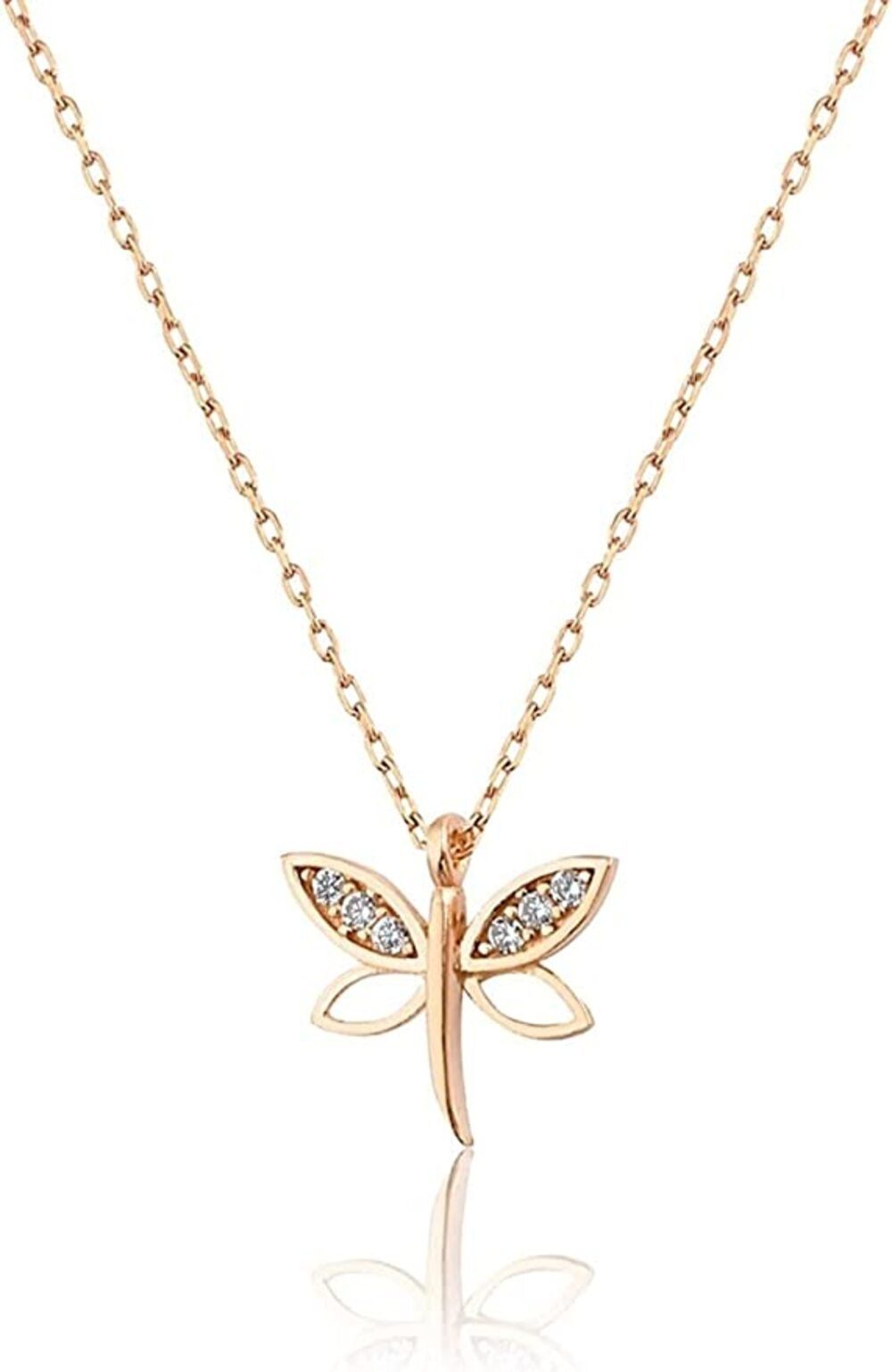 Einzelstück Kette mit Anhänger Einzelstück Dragonfly günstig online kaufen