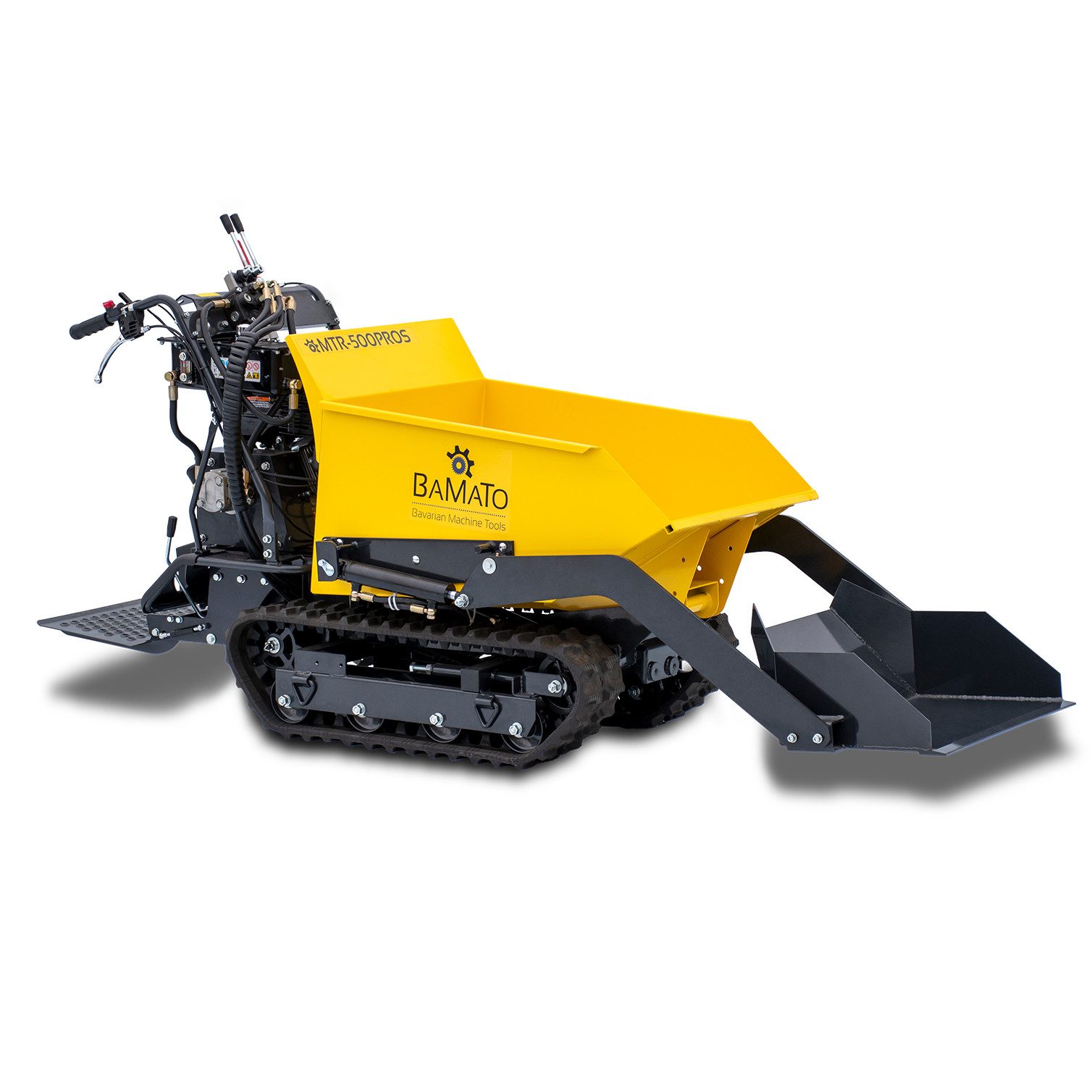 BAMATO Motorschubkarre MTR-500PROS, 215 l, 1-tlg., Minidumper, Raupendumper, Dumper