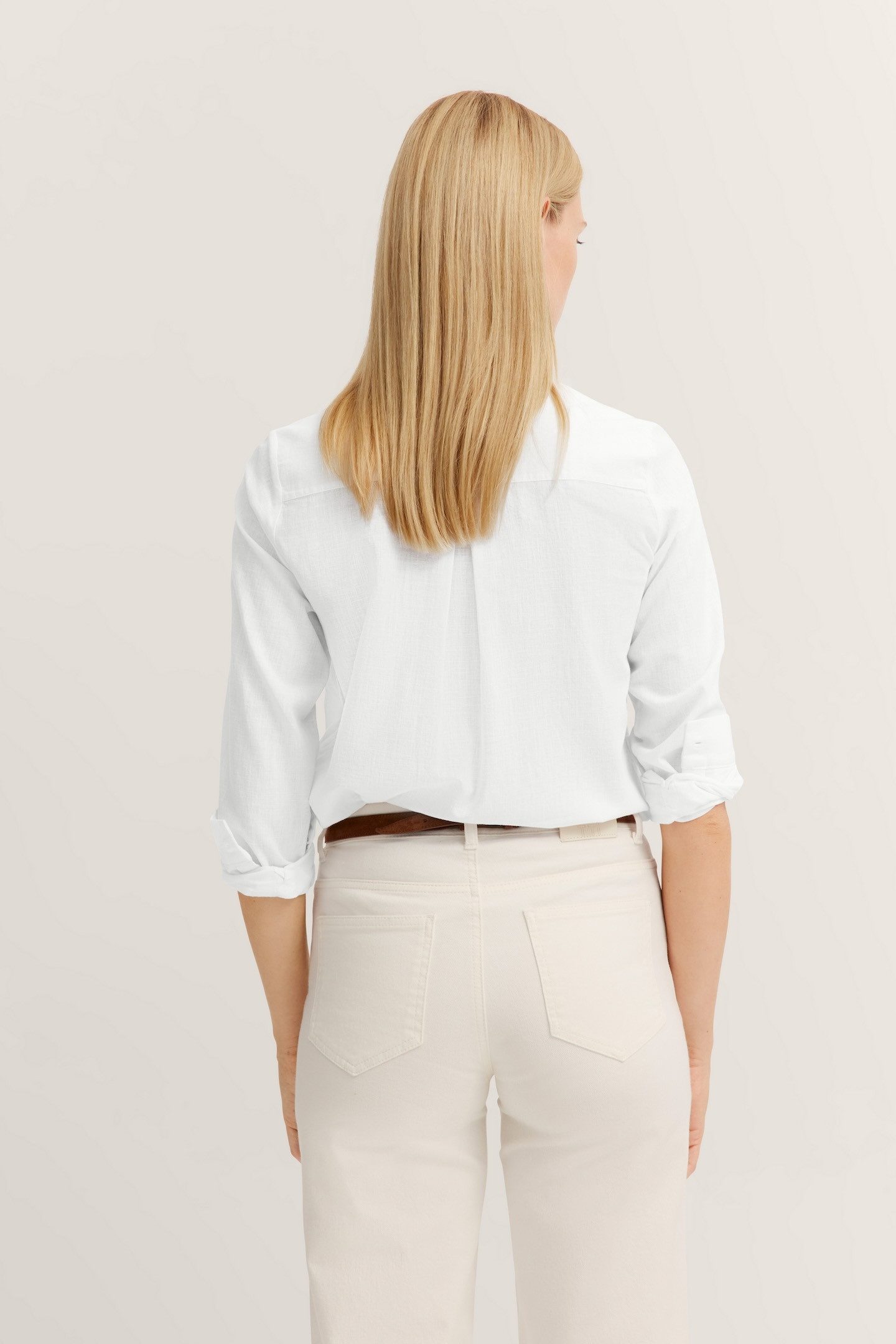bugatti Hemdbluse, aus Baumwoll-Leinen-Mix günstig online kaufen