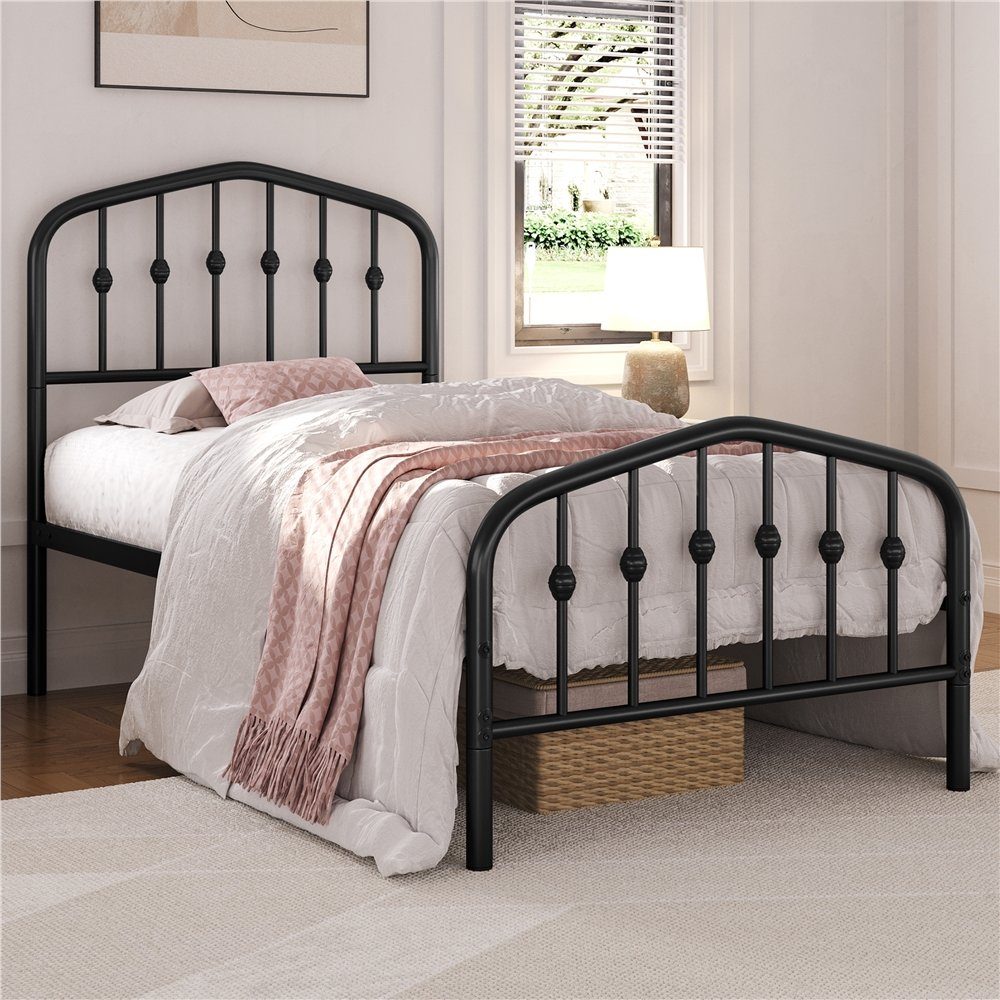 Yaheetech Metallbett 90-160cm (B), Bettrahmen Vintage günstig online kaufen
