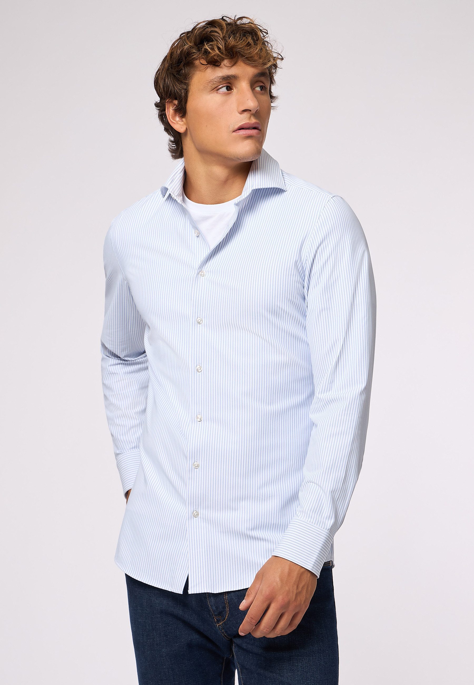 Roy Robson Businesshemd Slim Fit Streifenhemd günstig online kaufen