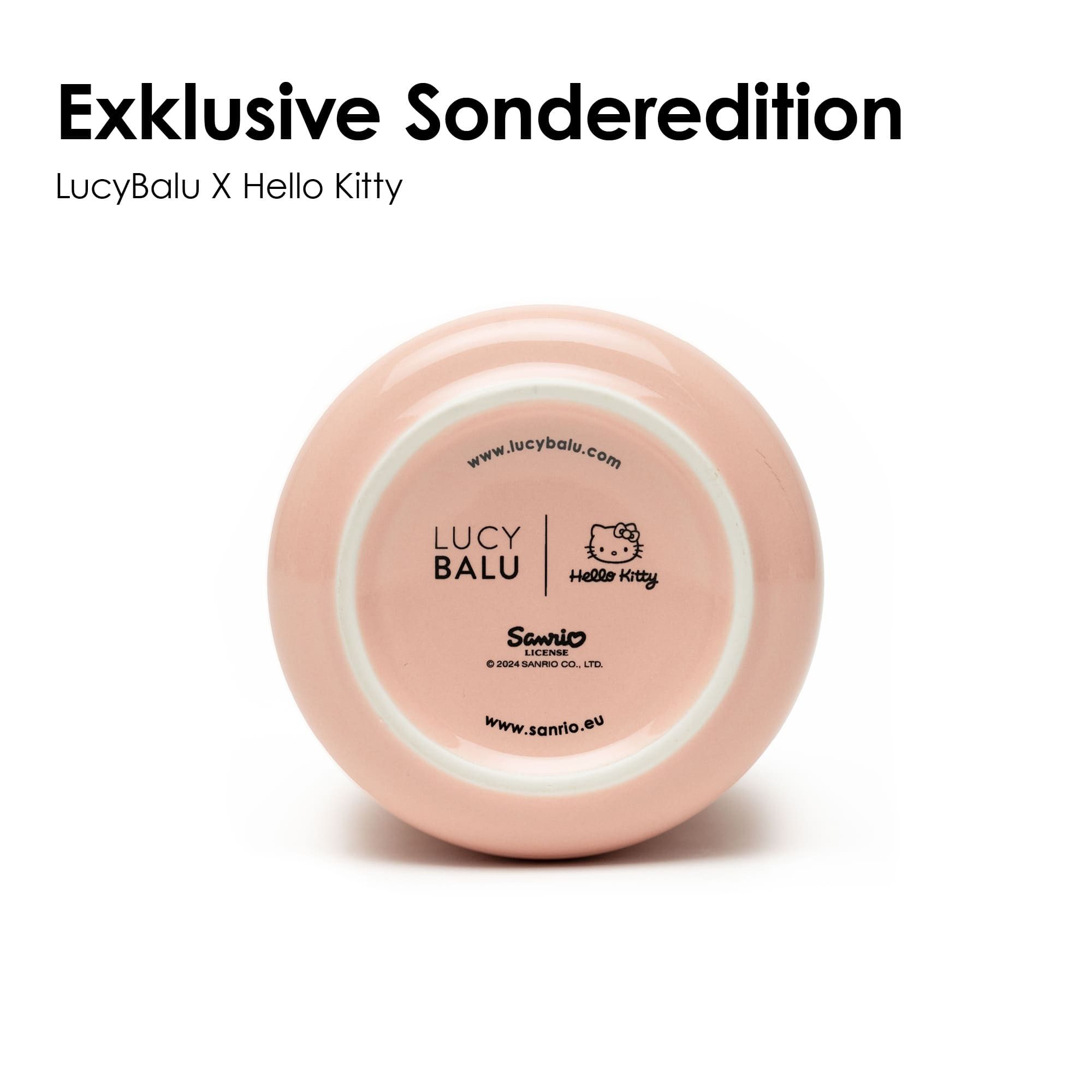 LucyBalu Futterbehälter SNACK BAR Katzenfutter Aufbewahrungsbox - Hello Kitty Edition