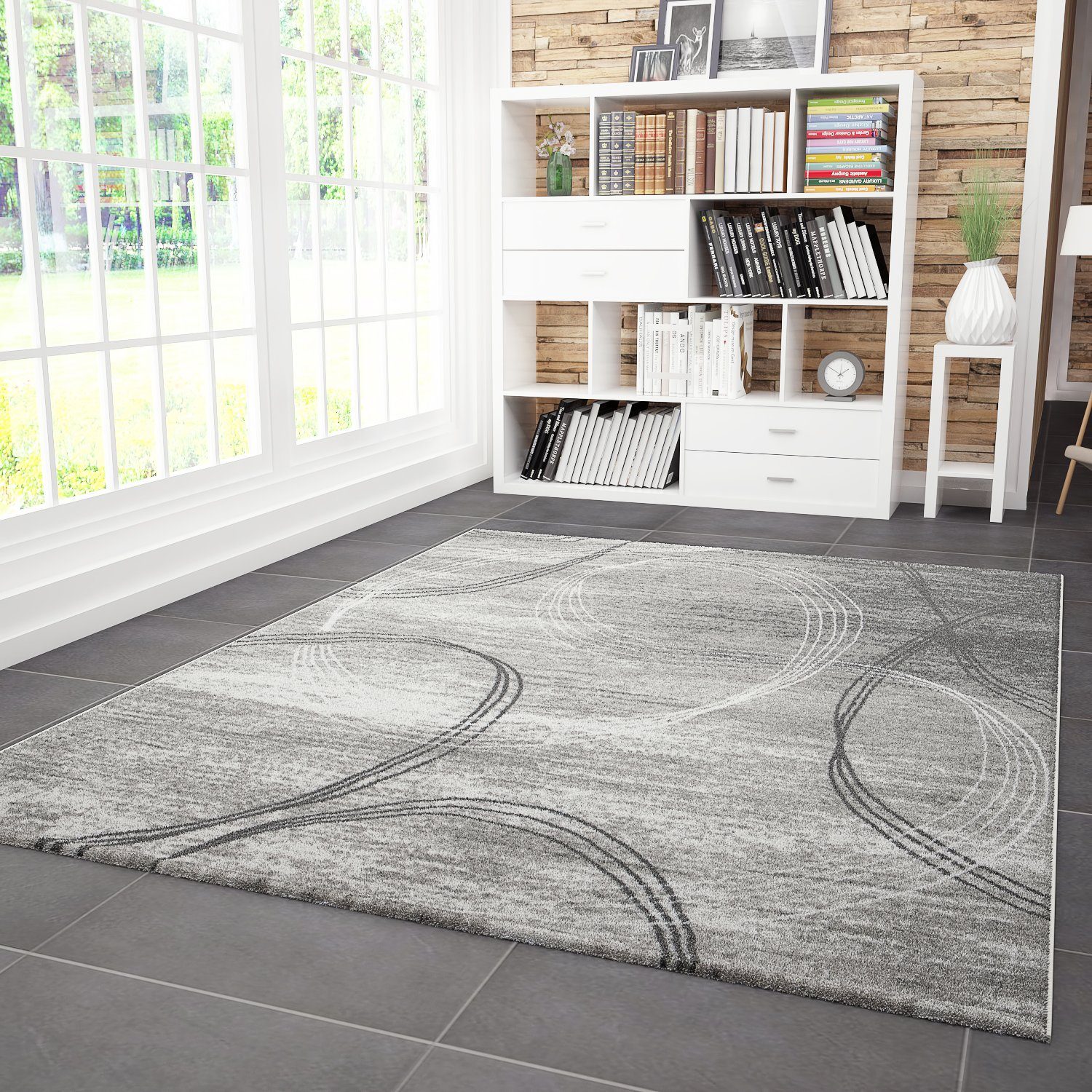 Vimoda Designteppich Wohnzimmerteppich, Rechteckig, Höhe: 11 günstig online kaufen
