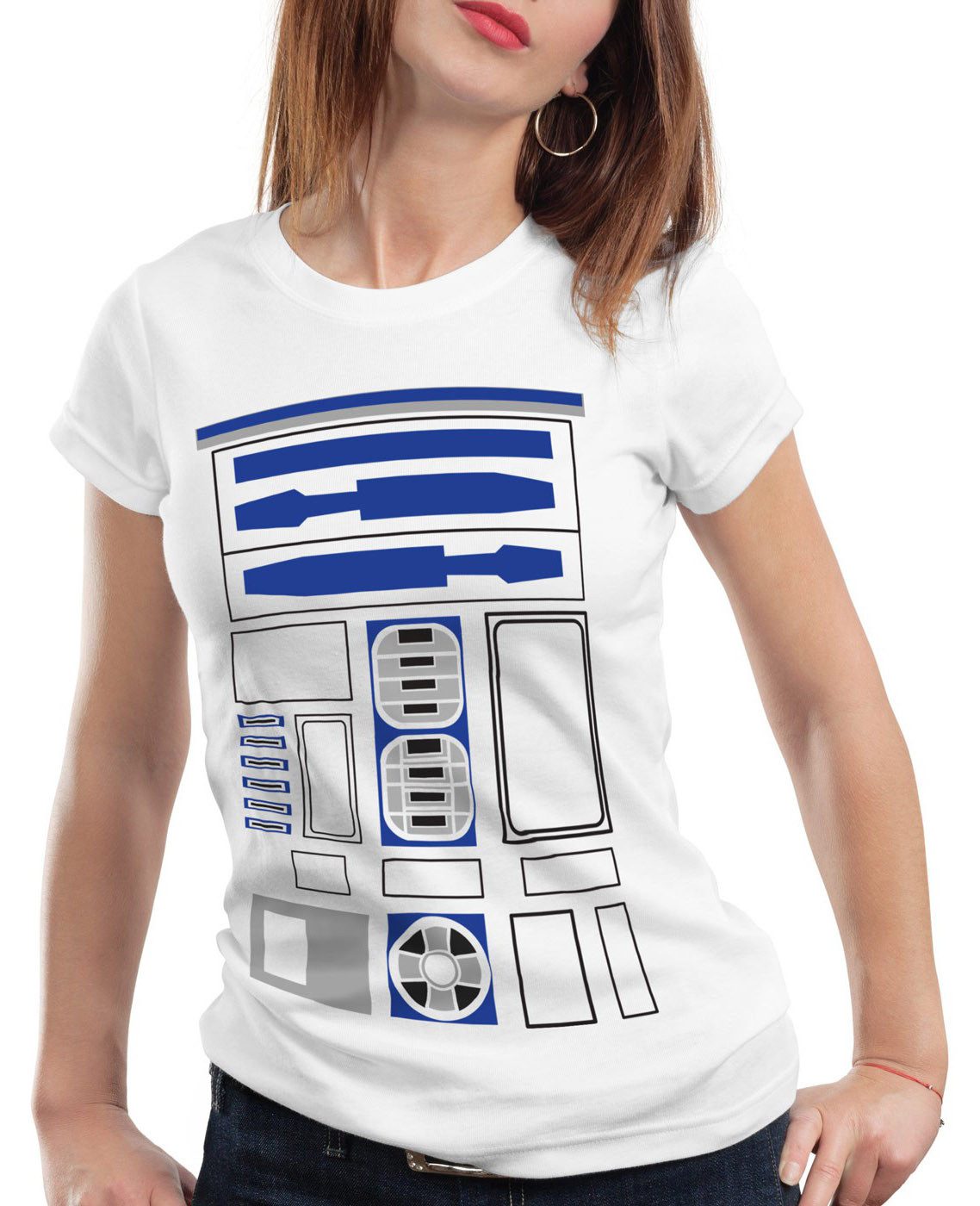 style3 T-Shirt R2 Droide star krieg wars der sterne vader xwing luke kostüm günstig online kaufen