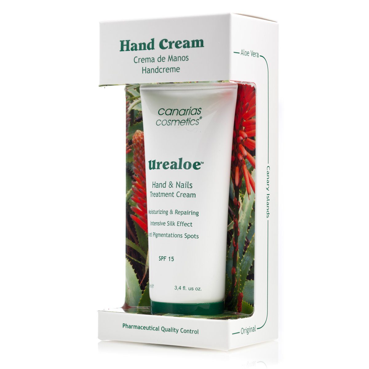 canarias cosmetics Handcreme Cream Urealoe Hand Nails Treatment CC (100 ml) 