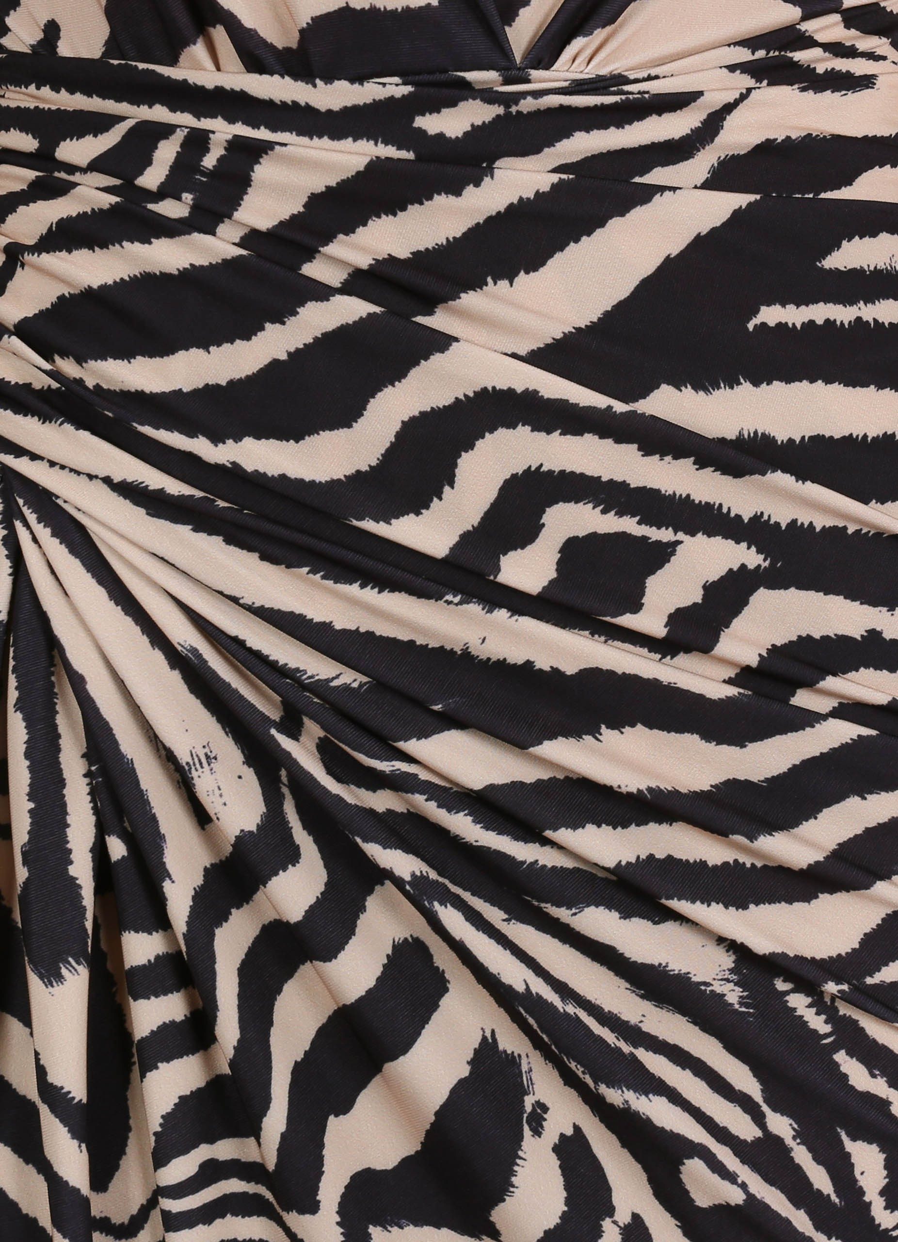 Sarcia.eu Maxikleid John Zack Angepasstes Kleid mit Tigerstreifen XL