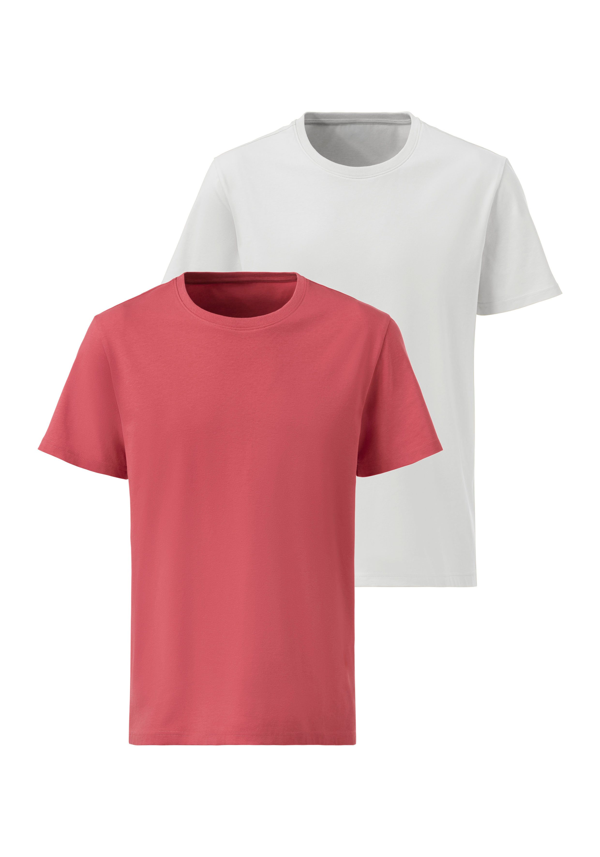AUTHENTIC LE JOGGER T-Shirt (Packung, 2) Freizeitshirt aus 100% Baumwolle günstig online kaufen