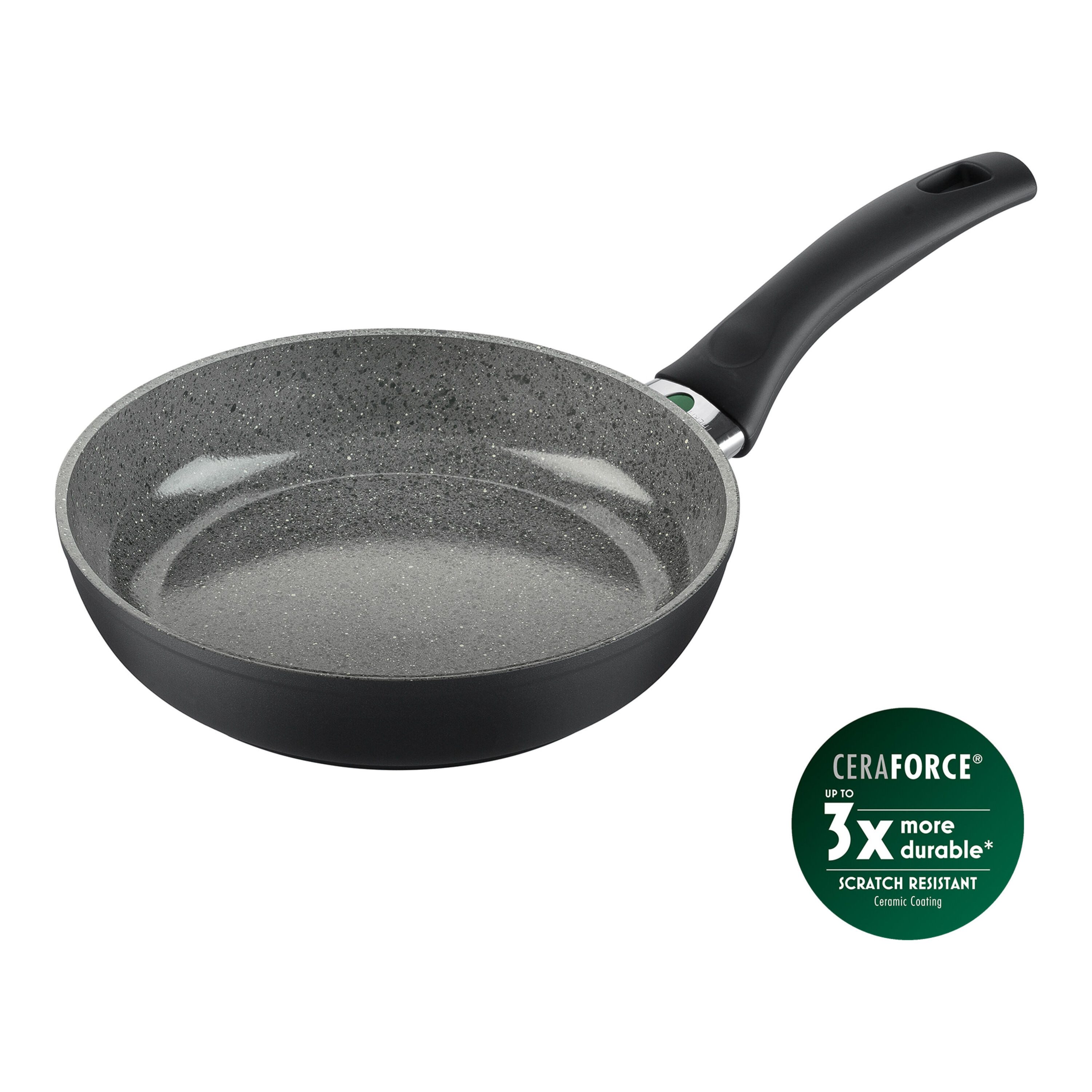 Zwilling Bratpfanne ZWILLING Bratpfanne BARI CERAMIC LHD 36x9x20 cm schwarz Pfannen-Set