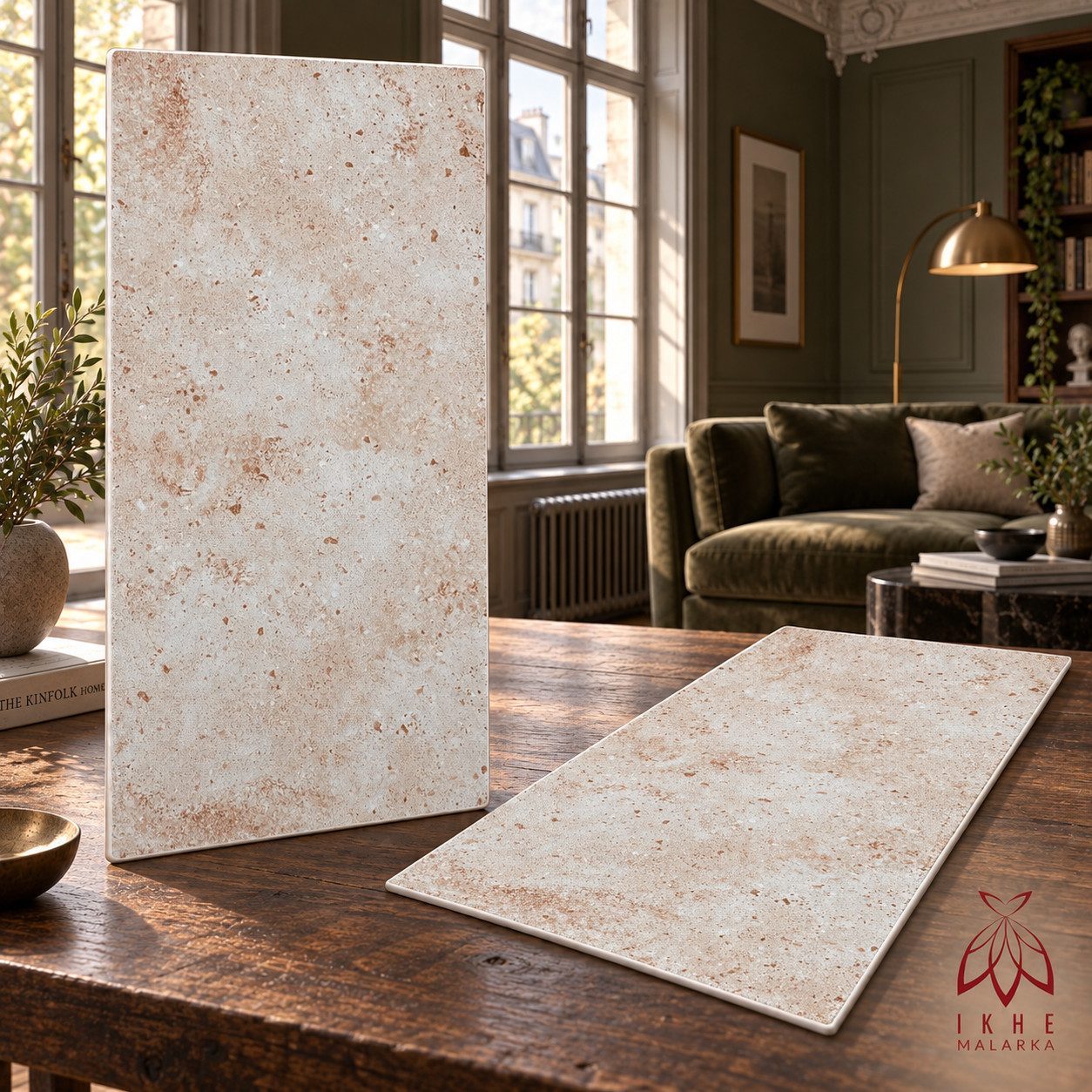 IKHEMalarka 3D Wandpaneel Betonoptik Marmor Ziegel aus Polystyrol Styropor XPS, BxL: 50,00x100,00 cm, 0,50 qm, (1 Stück, 0,5m) Deckenpaneelen - 3mm dick - 100x50cm