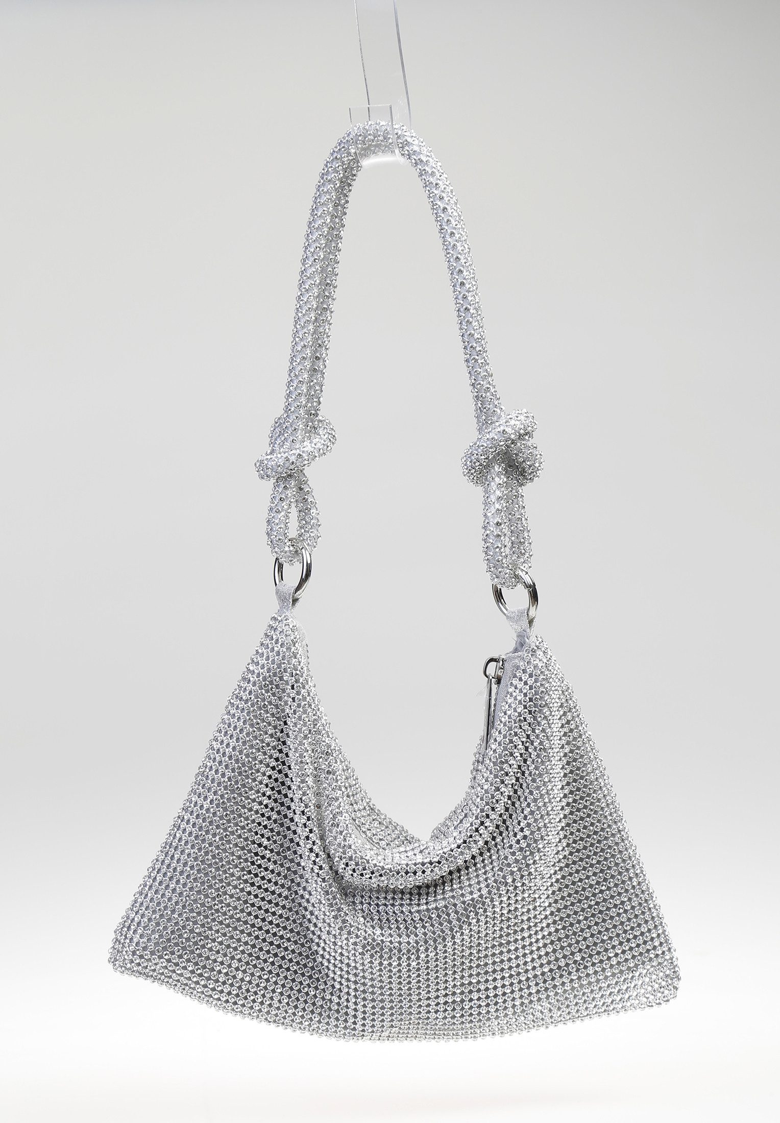 Handtasche Glam-Bag aus glänzendem Strassgewebe