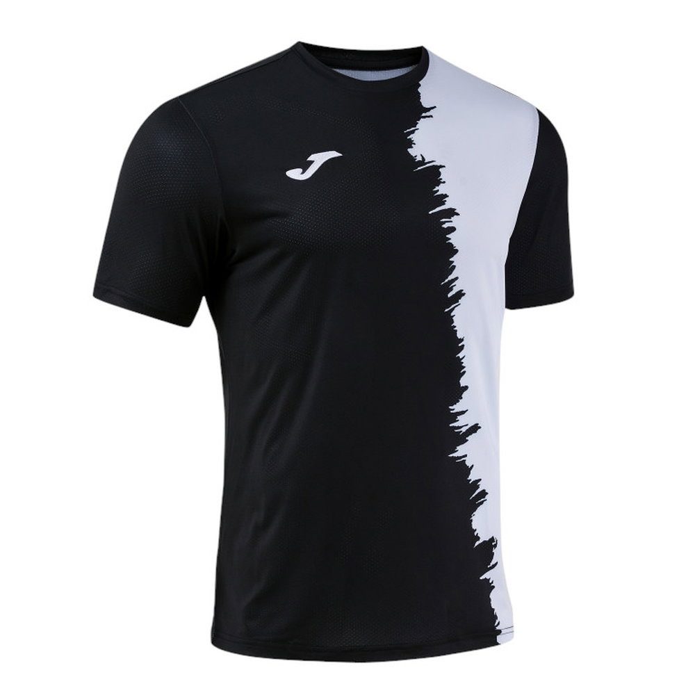 Joma T-Shirt Picacho City (leicht, elastisch Material) schwarz/weiss Herren