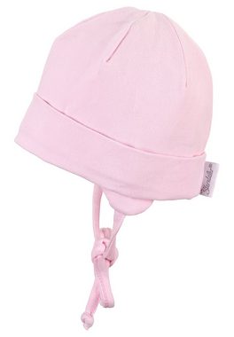 Sterntaler® Schlupfmütze OCS Beanie (1-St., Mütze Kinder mit Ringeln tragbar mit und ohne Umschlag) Babymütze aus nachhaltiger Baumwolle mit Bindeband