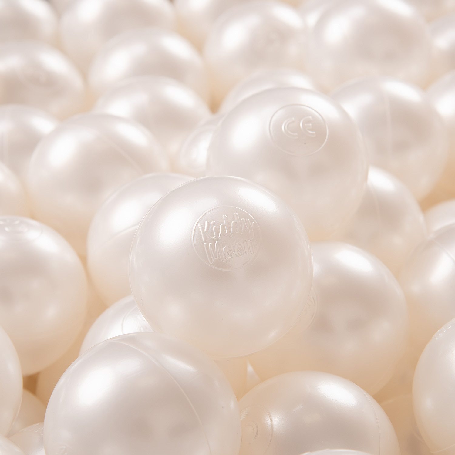 KiddyMoon Bällebad-Bälle ZK7 (Baby Plastikbälle Spielbälle, 50-St), Made in Europe
