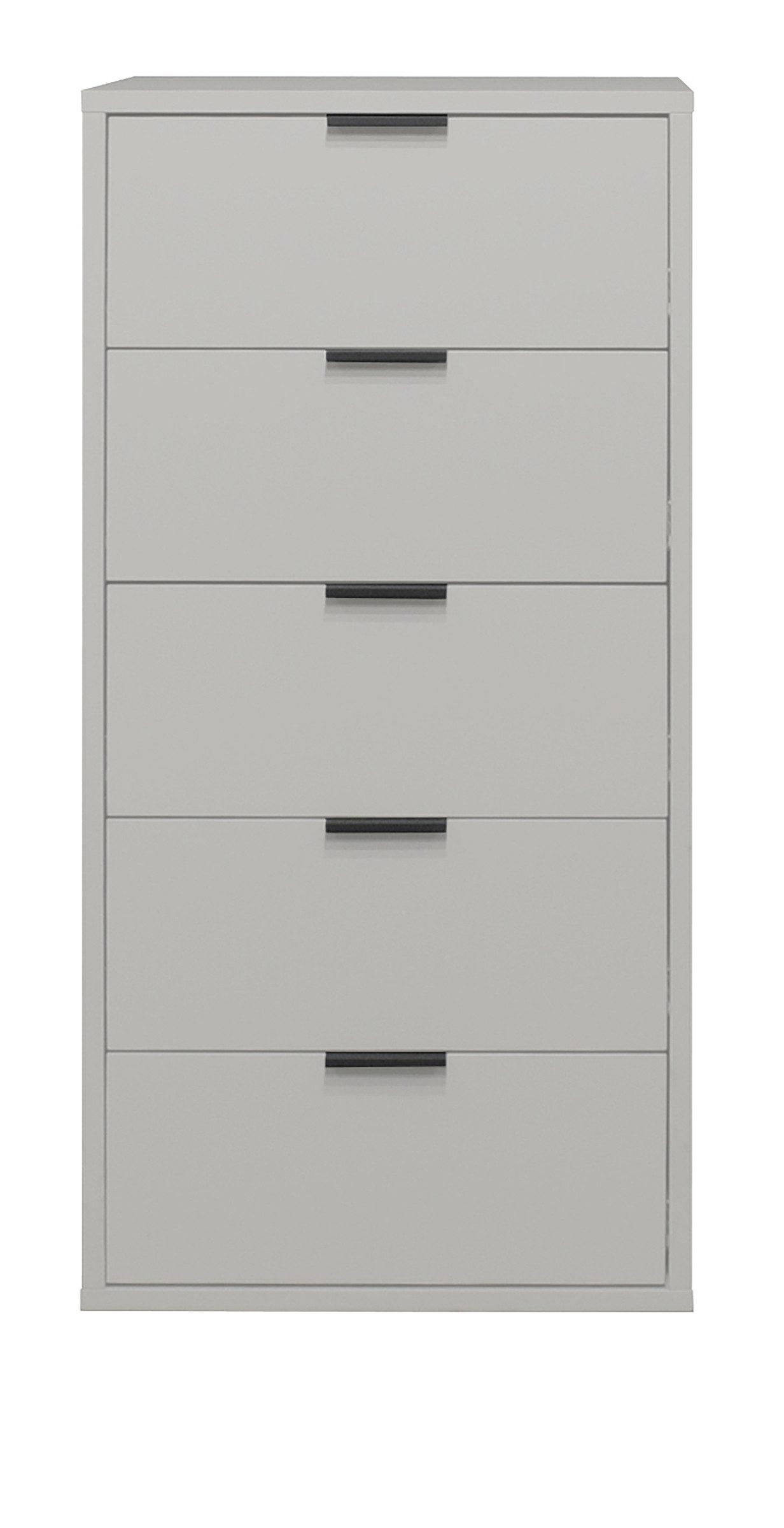 freiraum Kommode Bonnie, in kreidegrau matt lack - 51x108x45cm (BxHxT)