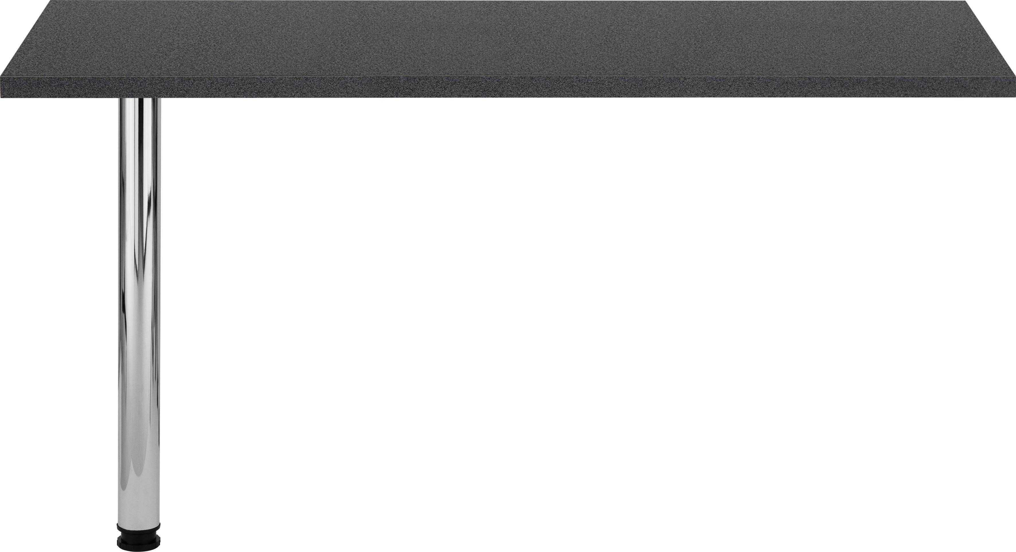 HELD MÖBEL Tresentisch Virginia, 138 cm breit, ideal für kleine Küchen anthrazit | Stehtische