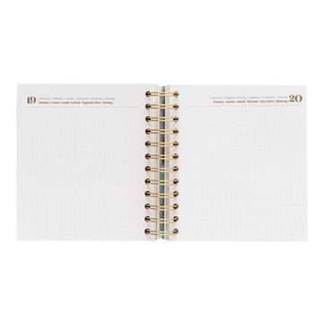 empireposter Ringbuchkalender Glitter - Schuljahresplaner 2023/2024 - Terminkalender - 14x16 cm