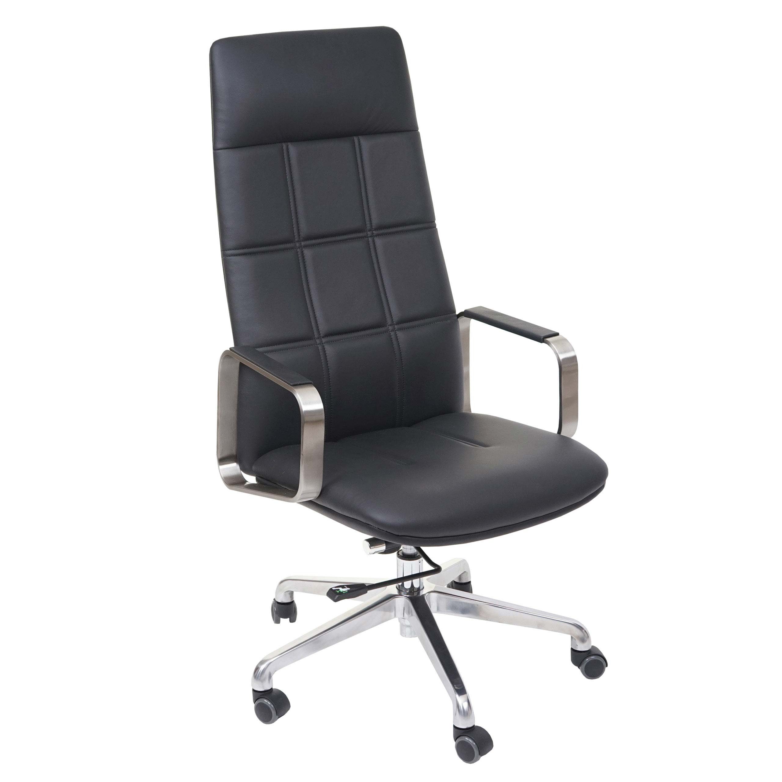 Sitz- Ergonomisch Rückenfläche MCW-A57, einstellbar, Wippmechanik Schreibtischstuhl und geformte MCW