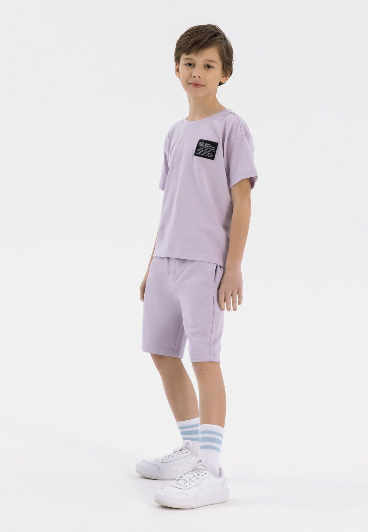 MINOTI Sweatanzug Set T-Shirt und Sweatshorts günstig online kaufen