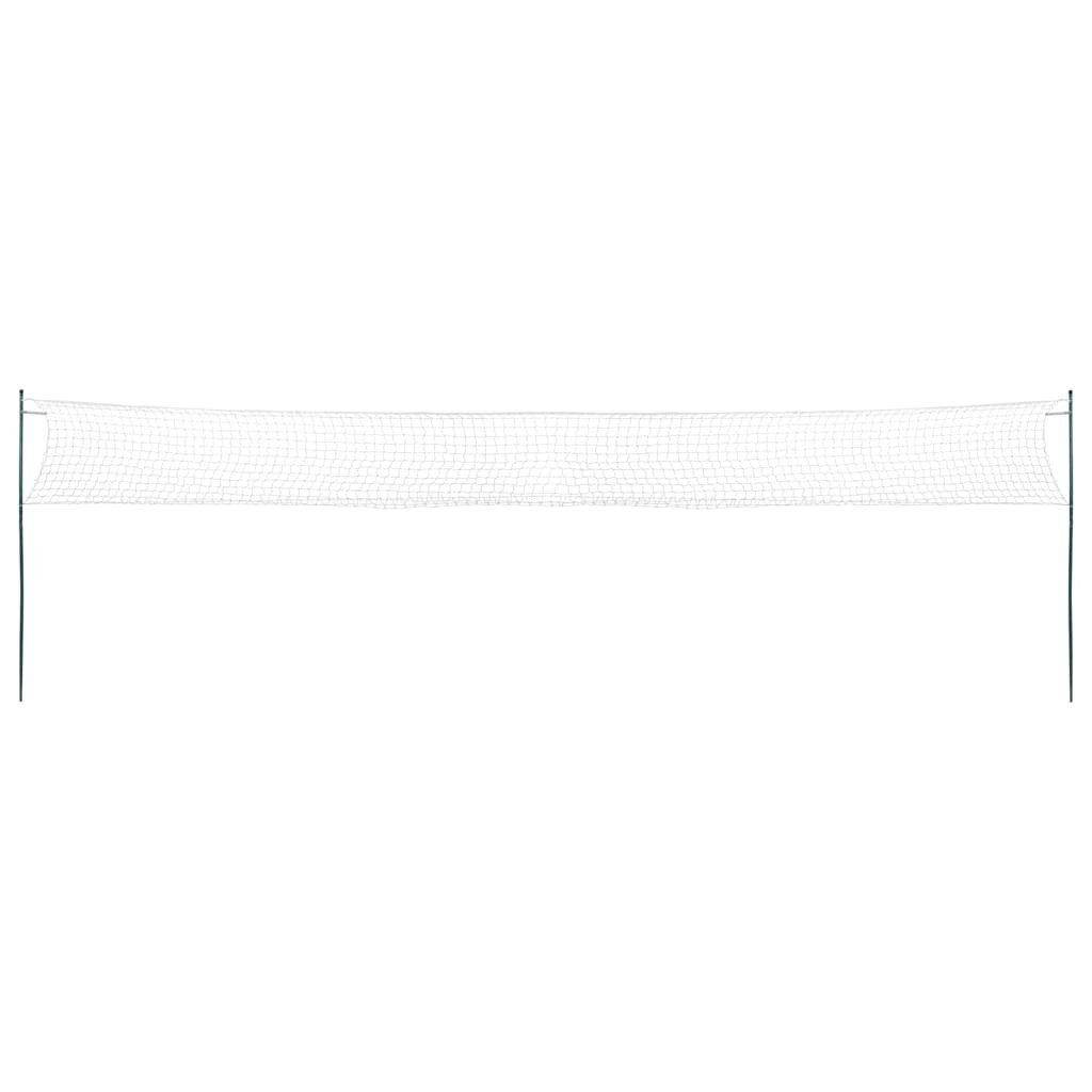 vidaXL Badmintonschläger Badminton-Set mit 4 Schlägern und Netz 620x151 cm