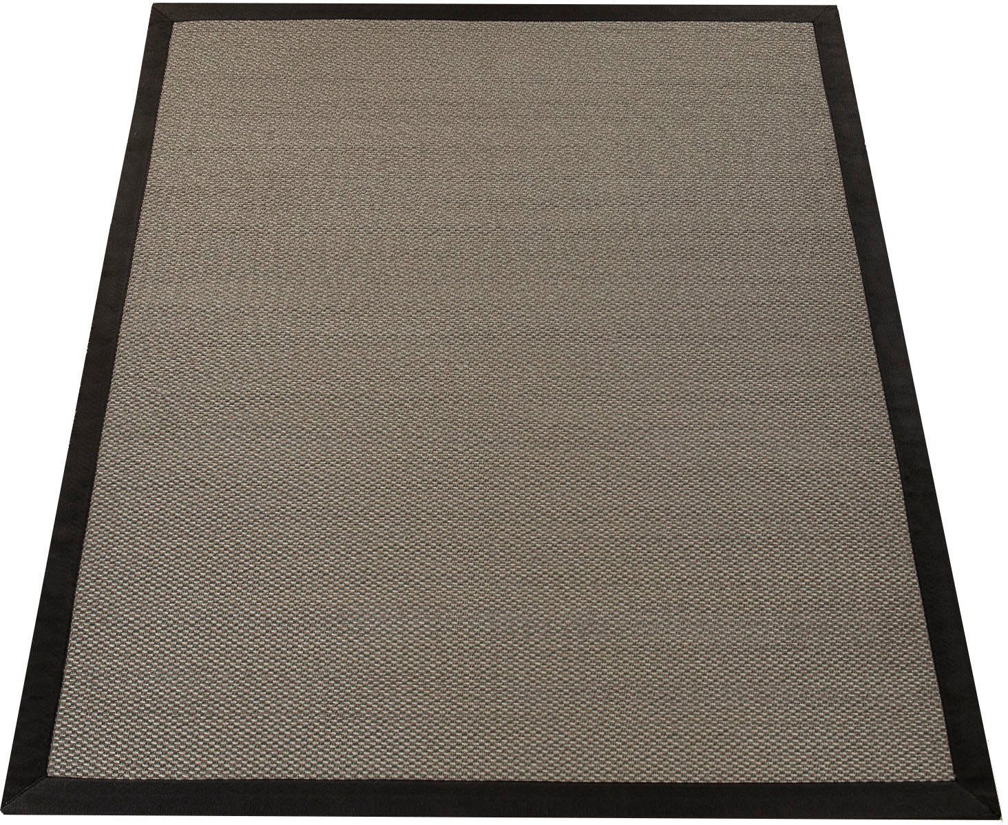 Teppich Sisala 270, Paco Home, rechteckig, Höhe: 4 mm, Flachgewebe, gewebt, Sisal Optik, Bordüre, In- und Outdoor geeignet braun | Kurzflor-Teppiche