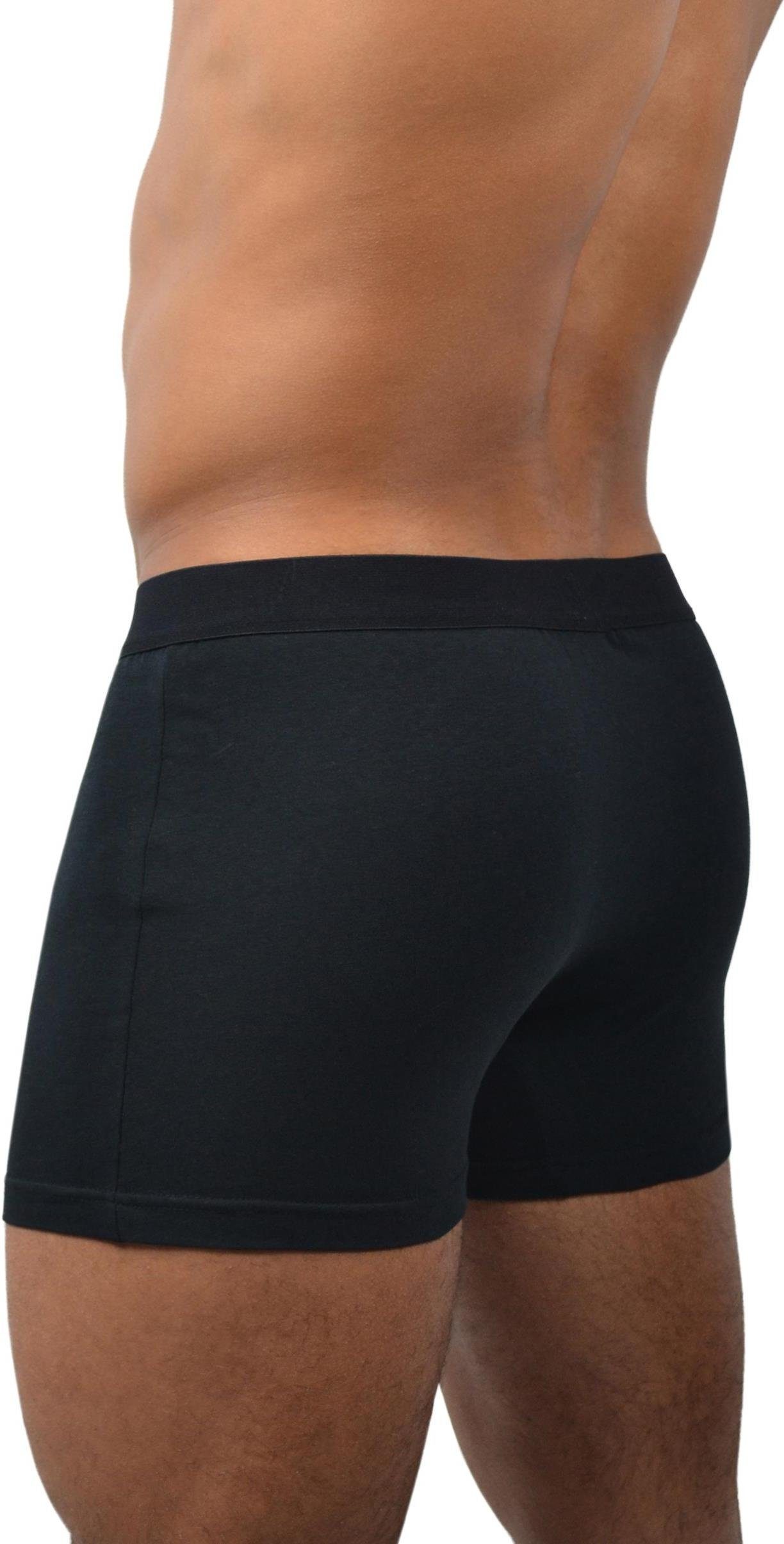 normani Retro Boxer 6 Stück Retro Boxershorts aus Baumwolle Unterhose aus atmungsaktiver Baumwolle