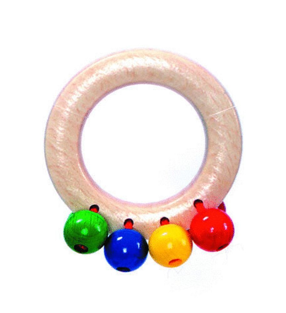 HESS SPIELZEUG Greifspielzeug Babyspielzeug Greifrassel Herz BxLxH 75x50x100mm NEU