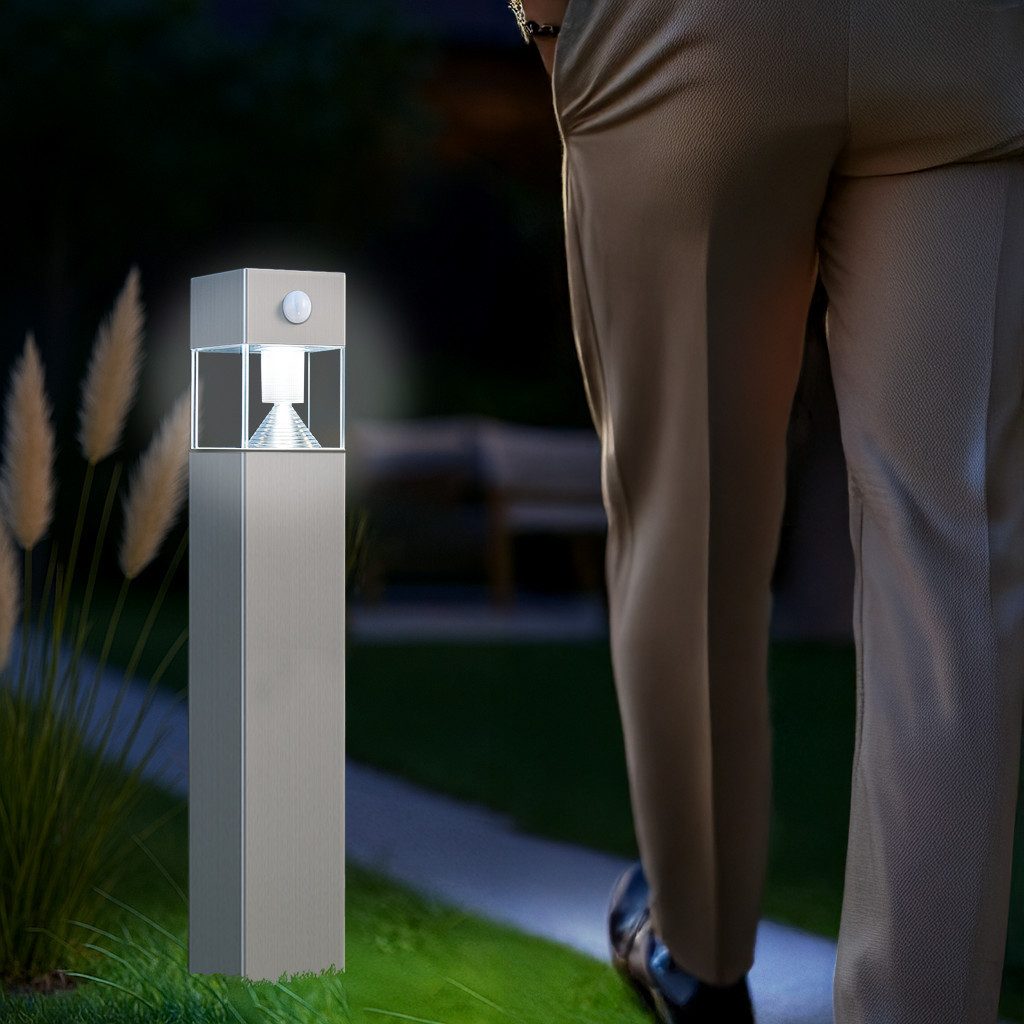MeLiTec LED Solarleuchte Solar-Gartenleuchte SO32, aus Edelstahl, Tageslich günstig online kaufen
