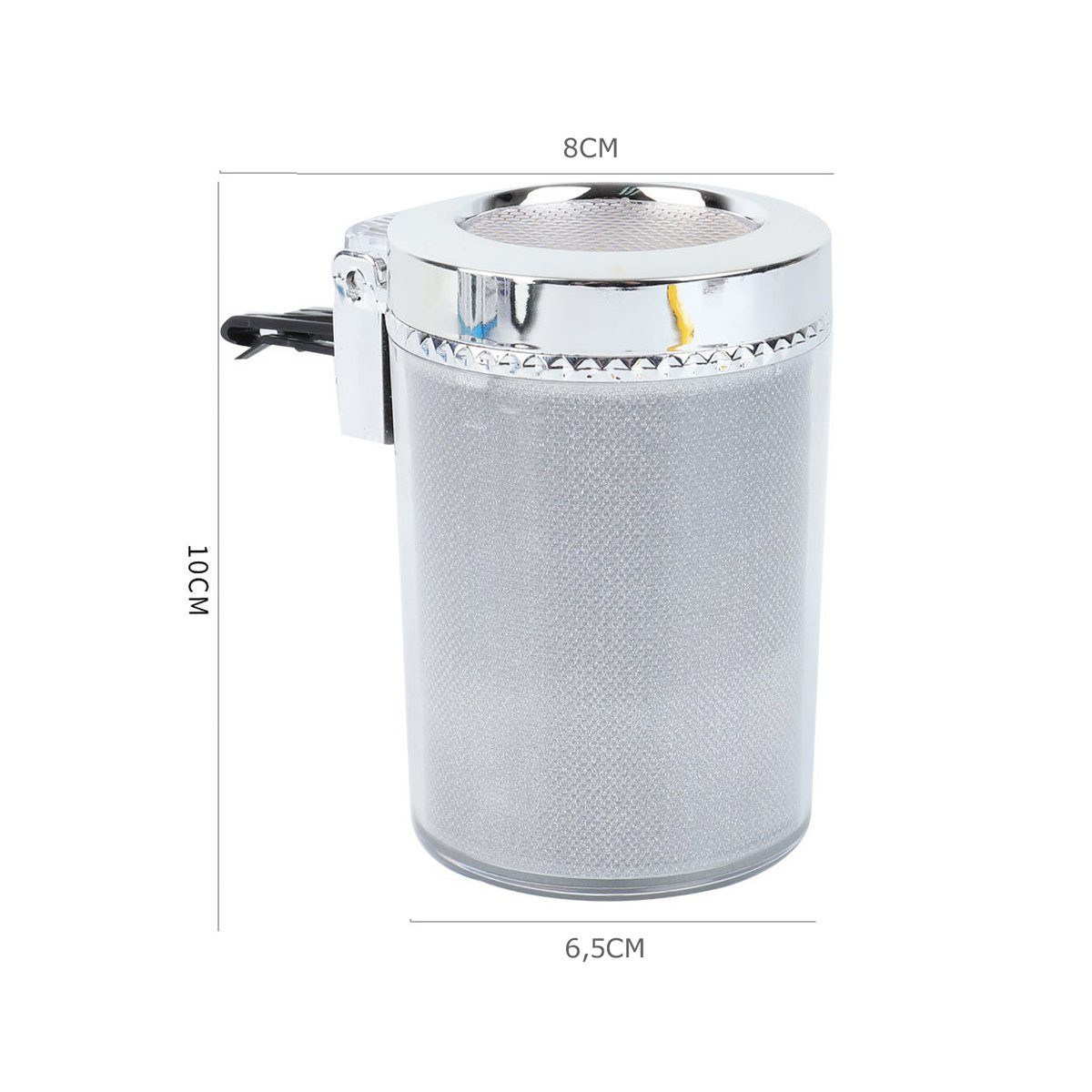 Bolwins Aschenbecher D98C LED KFZ Autoaschenbecher Aschenbecher Beleuchtung Gluttöter, Auto Aschenbecher mit LED Beleuchtung