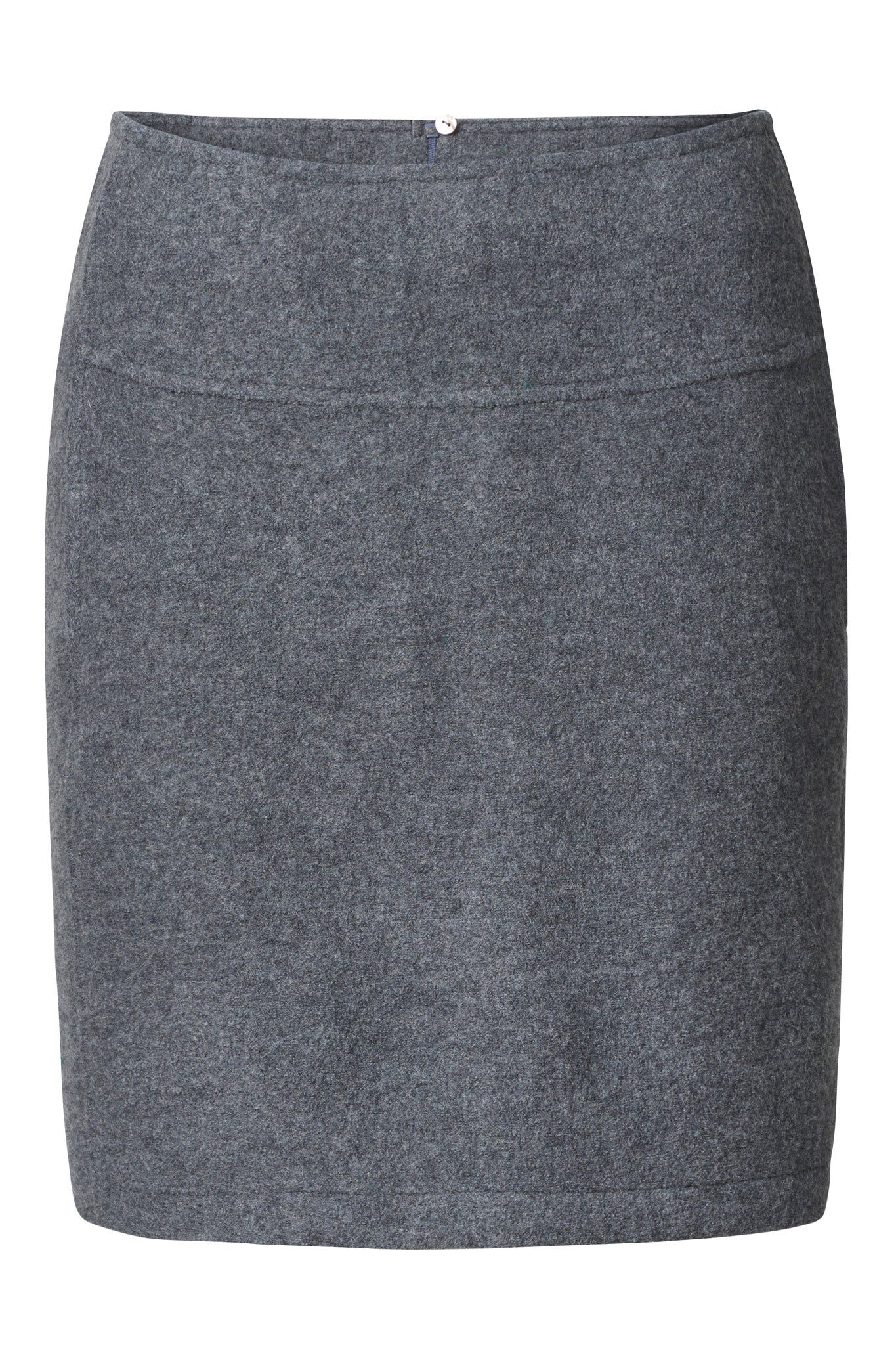 Himalaya Clothing Strickrock Eleganter Minirock Damen aus hochwertiger Schurwolle Merino Bequemer Wollrock kurz mit hohem Tragekomfort