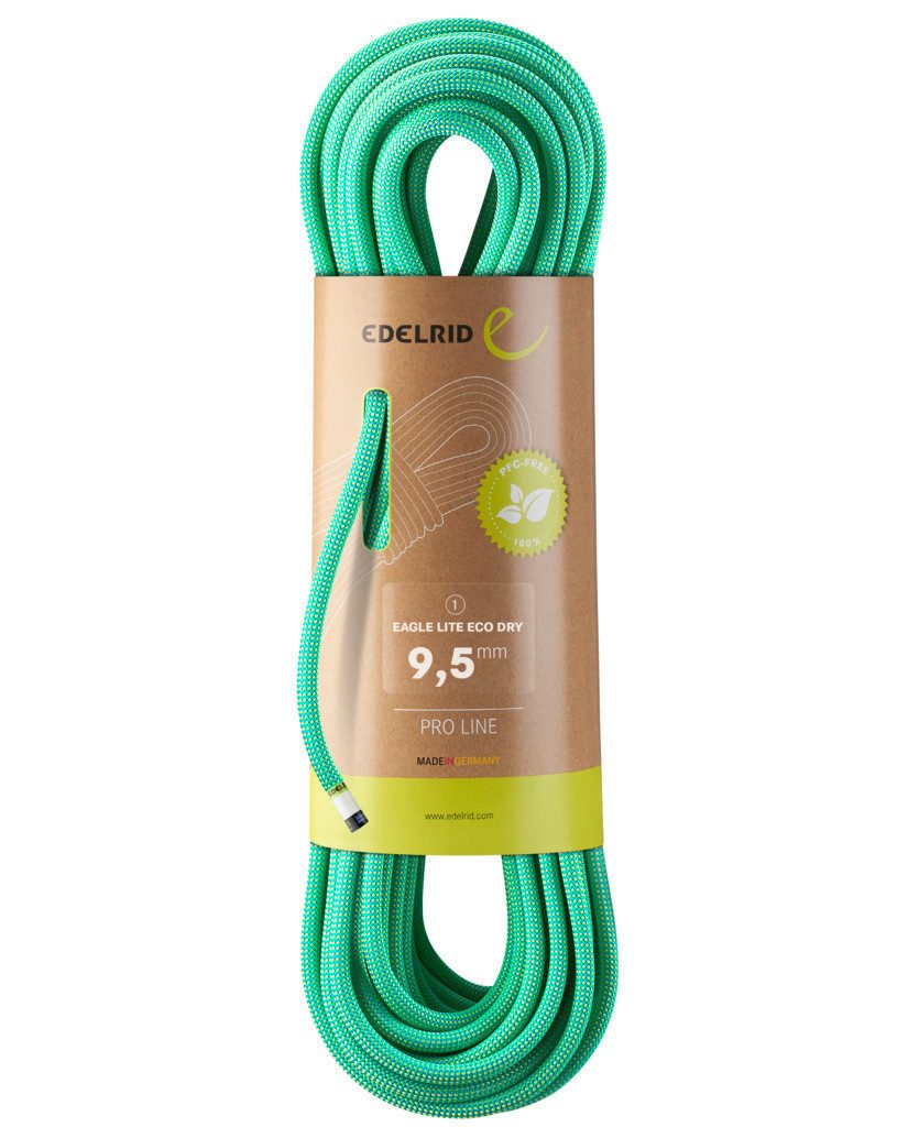 Edelrid Eagle Lite Eco Dry 9,5mm - Kletterseil - bright green Kletterseil