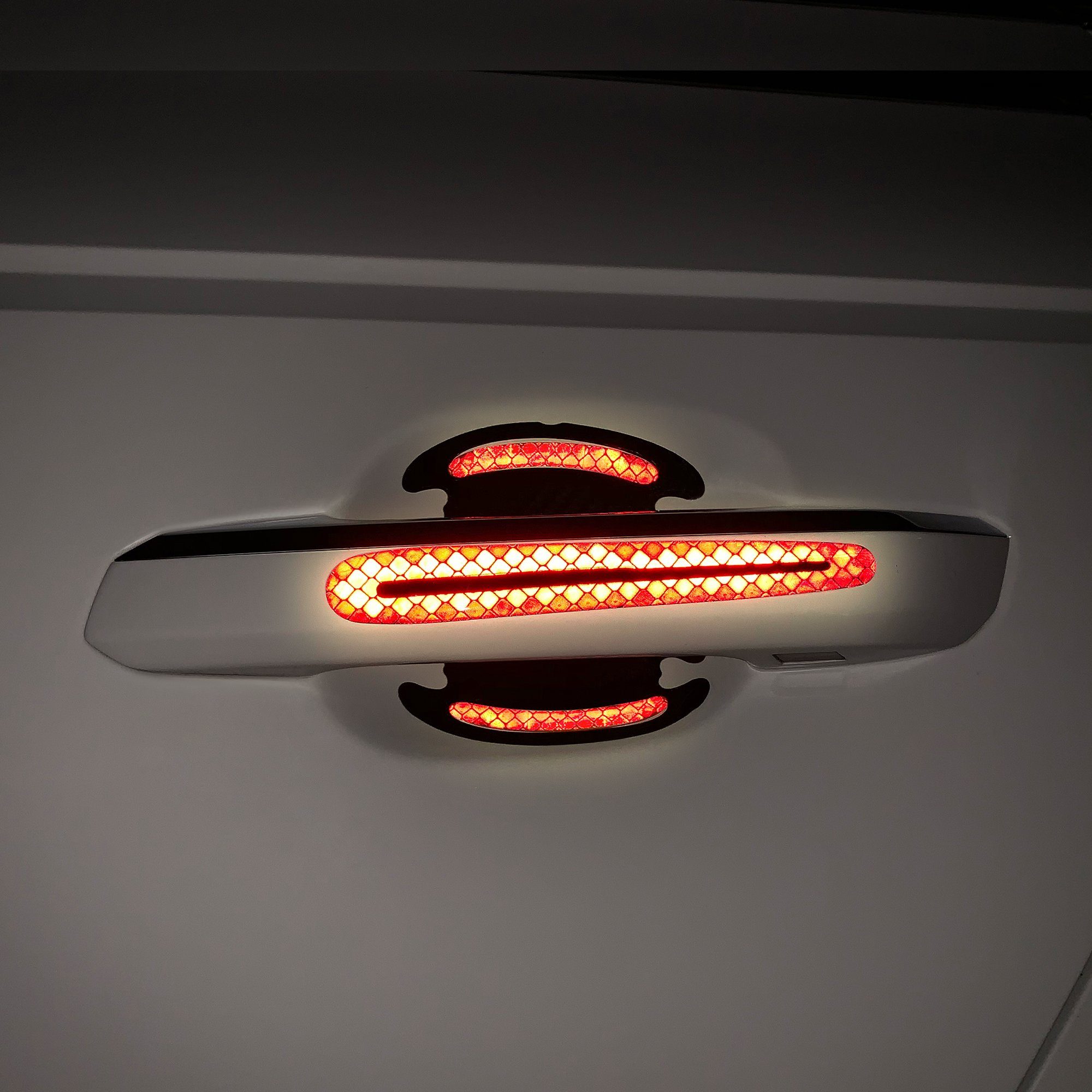 kwmobile Schutzfolie 8x Universal Auto Türgriff Lackschutzfolie, (8-St), Folie selbstklebend Schutzfolie Griffmulden und Griff 9,1 x 8,3 + 13 x