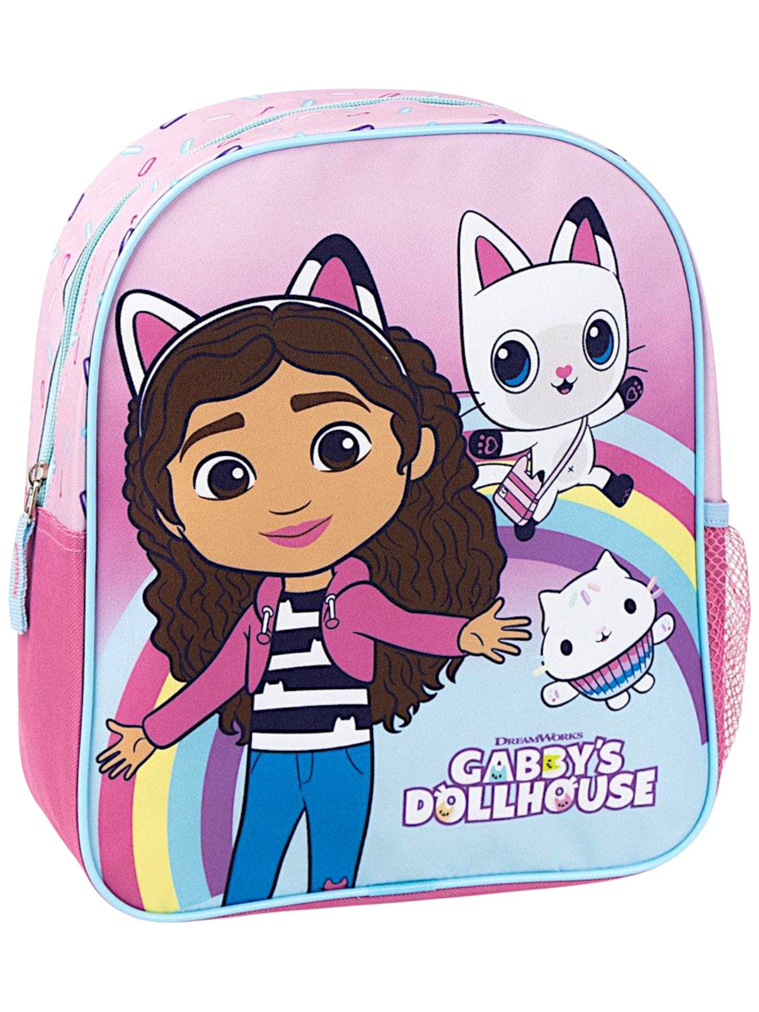Cerdá Kindergartentasche Gabby, Pandy Paws & Cakey Cat, Kinder-Rucksack 29x25x10 cm