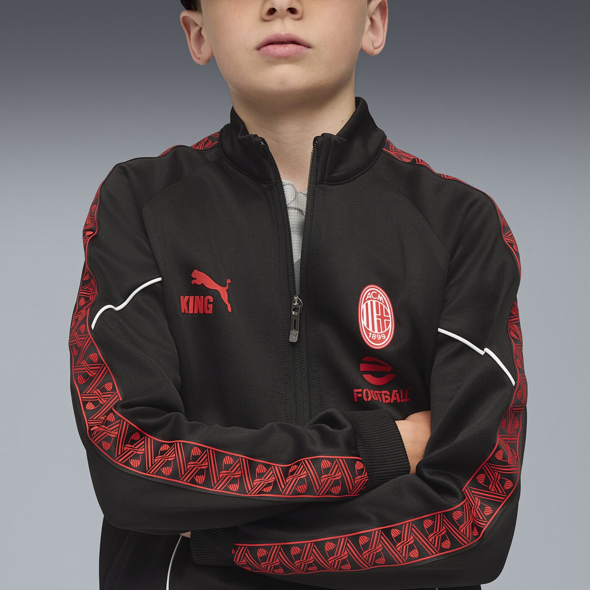 PUMA Sweatjacke AC Milan KING Anthem Jacke Jugendliche