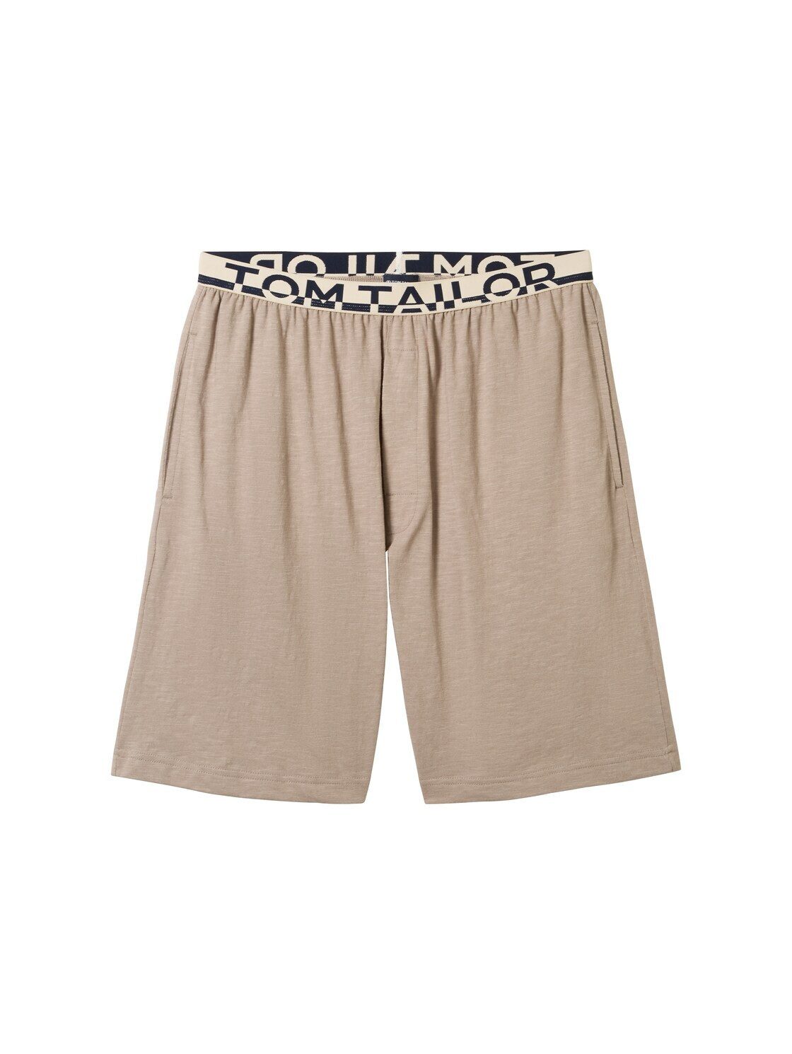 TOM TAILOR Pyjamahose Bermuda aus Baumwolle günstig online kaufen