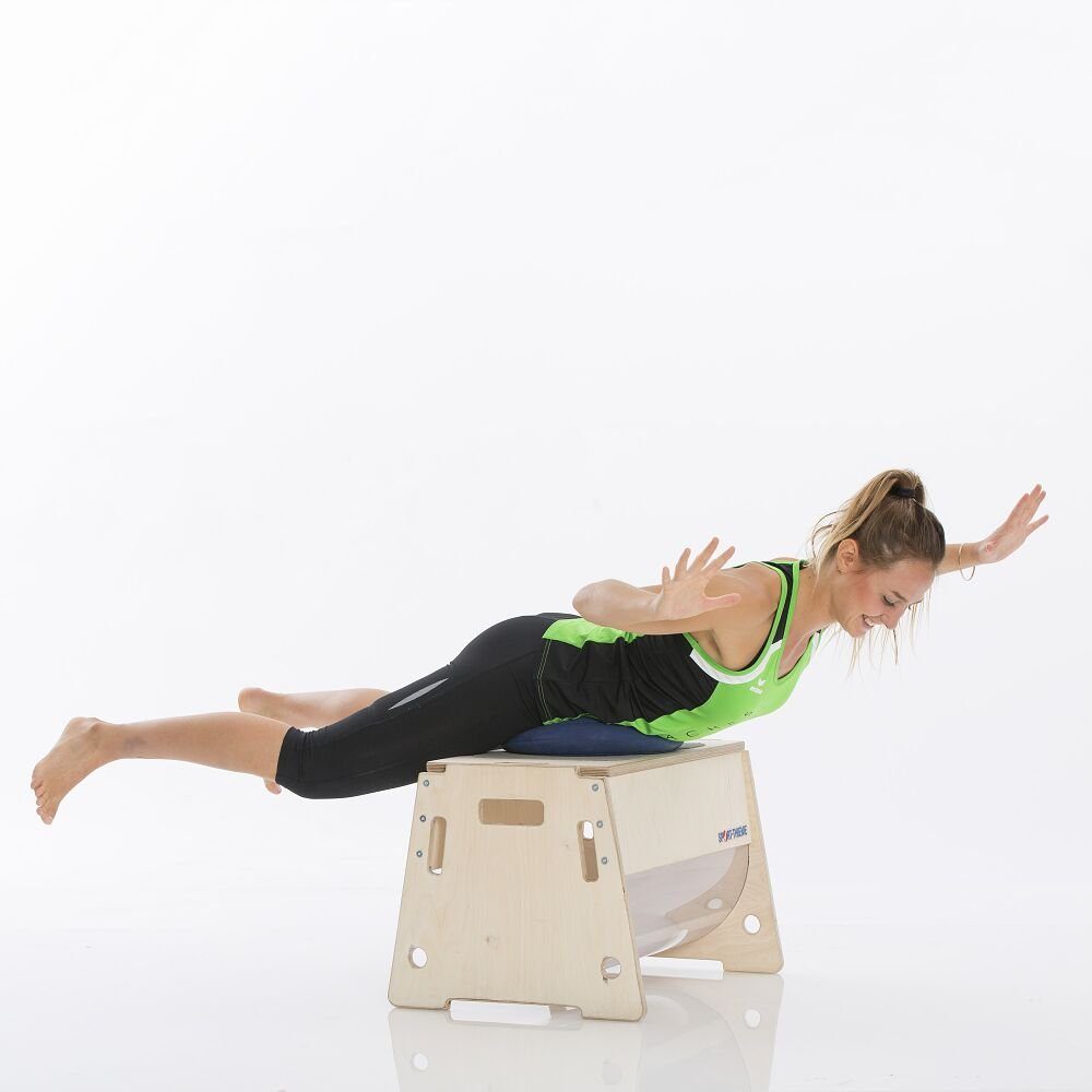 Sport-Thieme Koordinations-Trainingssystem Beine, Vielseitige Trainingsmöglichkeiten Becken Trainingsbox Rücken Movebox, Bauch, für und