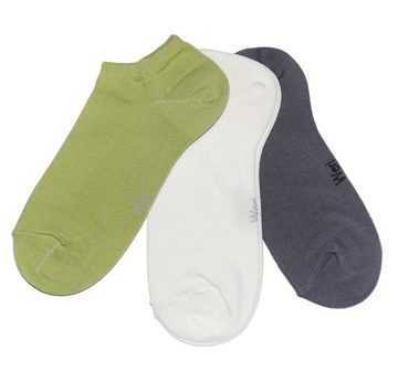 WERI SPEZIALS Strumpfhersteller GmbH Sneakersocken Sneakersocken 3-er Pack für Kinder Erwachsene>Einfarbig< Baumwolle (Set, 3-Paar) 3er-Pack