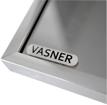 Vasner Infrarotheizung Zipris S, Glas/Chrom, 600 W, 110x60 cm