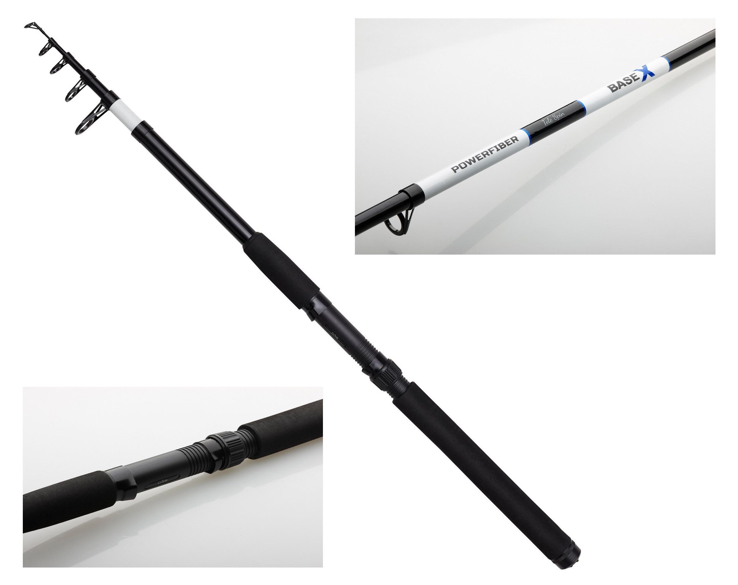 Spinnrute Base-X Tele Spin Rod 210cm bis 300cm - 30-60g WG - Raubfisch Rute