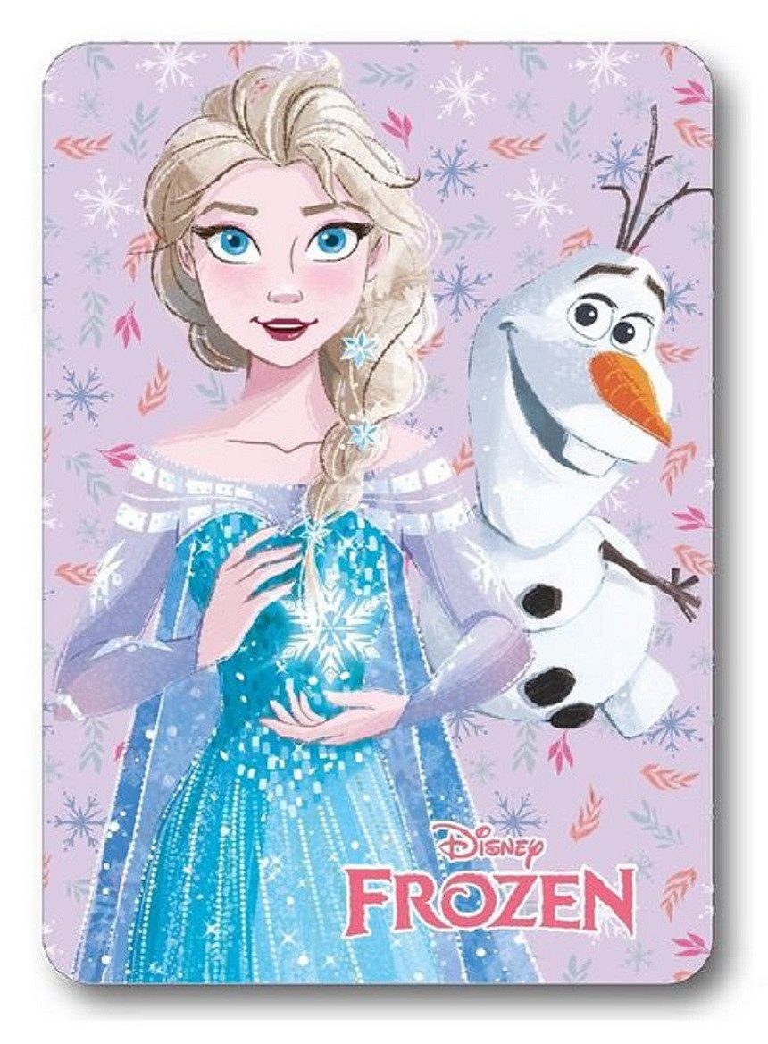 Wohndecke Elsa und Olaf Fleecedecke Kuscheldecke 100 x 140 cm, KK günstig online kaufen