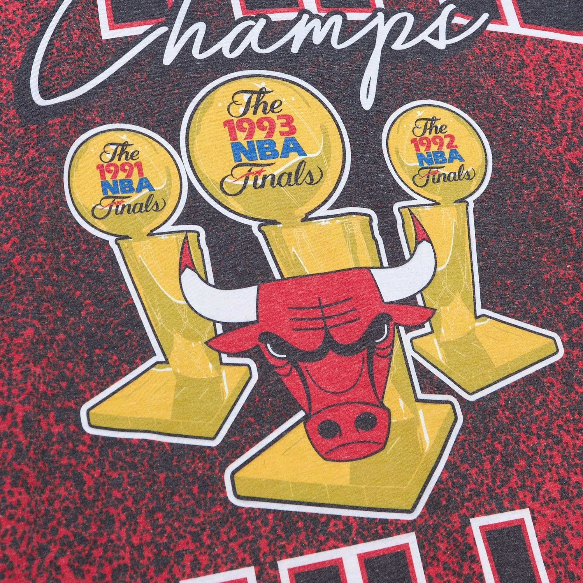 CHAMP & Mitchell Chicago Print-Shirt Ness CITY Bulls