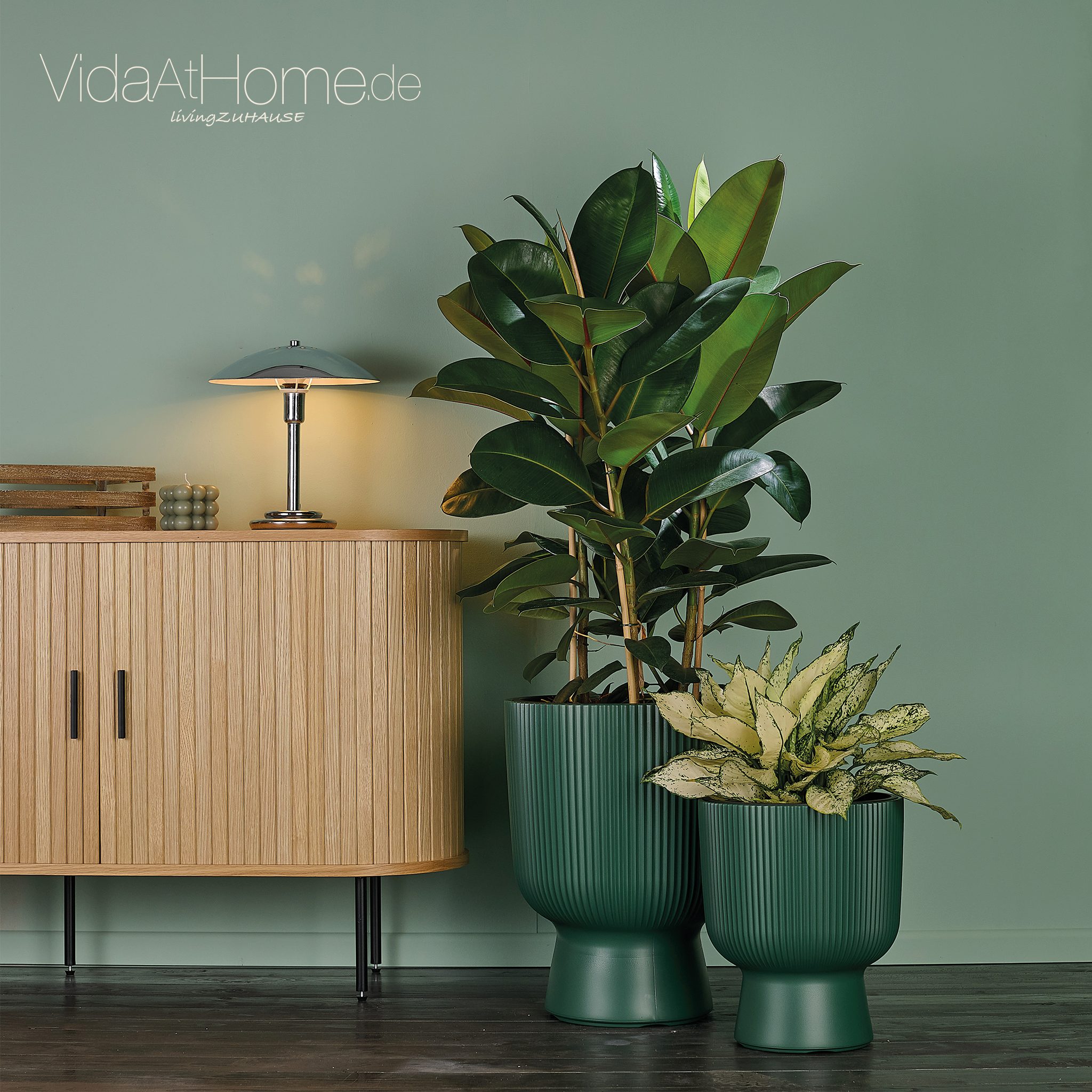 VidaAtHome.de Blumentopf Design-Pflanzgefäße-Set ALVY (2er Set) günstig online kaufen