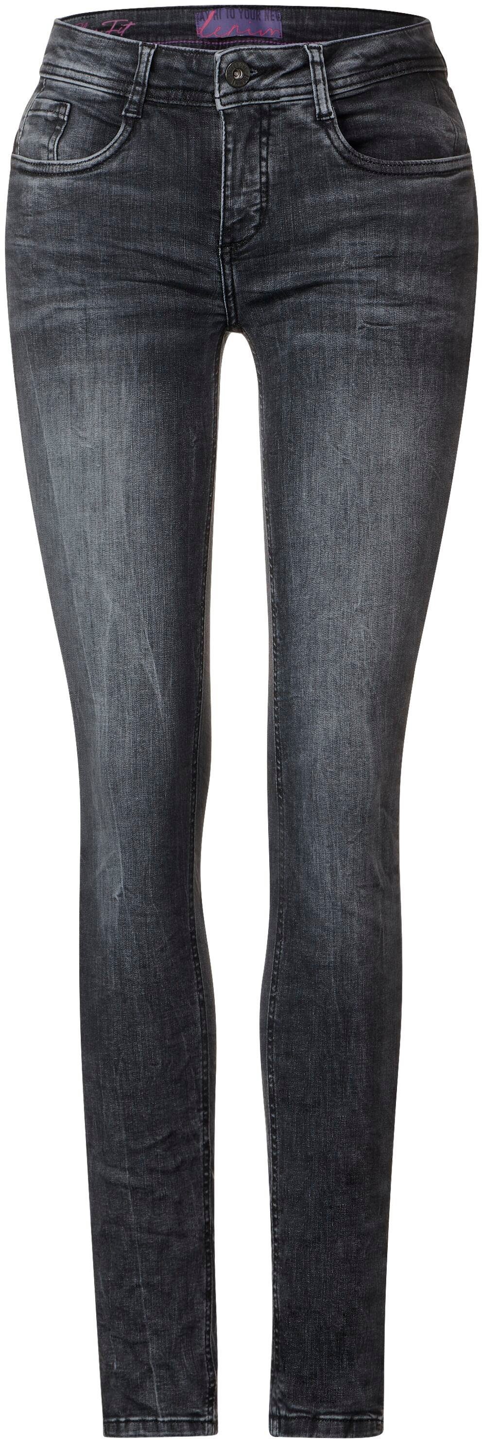 ONE Skinny-fit-Jeans Bein schmalem mit STREET