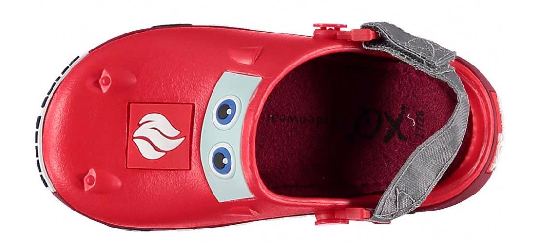 Steinnacher Bärbel Kinder Gartenclogs Feuerwehr rot Clog