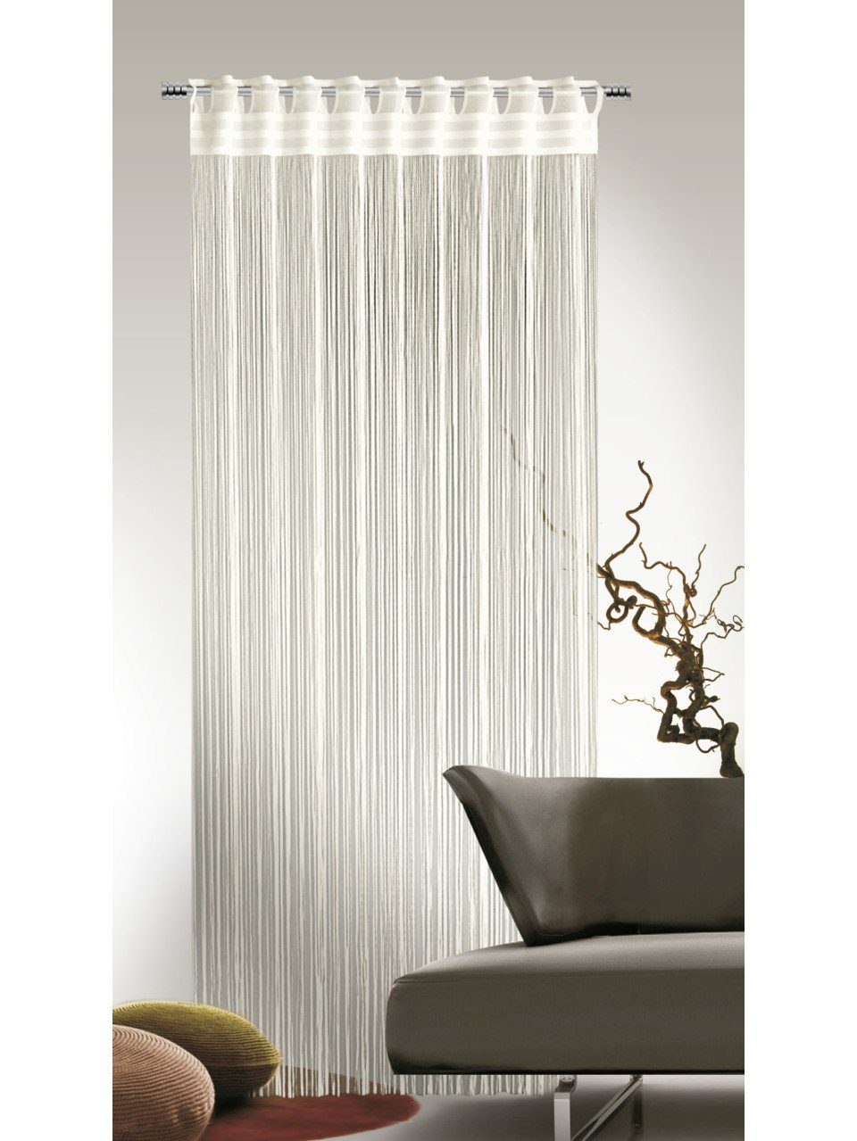 Neusser Collection Bogenstore Neusser Collection Fadenstore creme, 245 x 90 cm