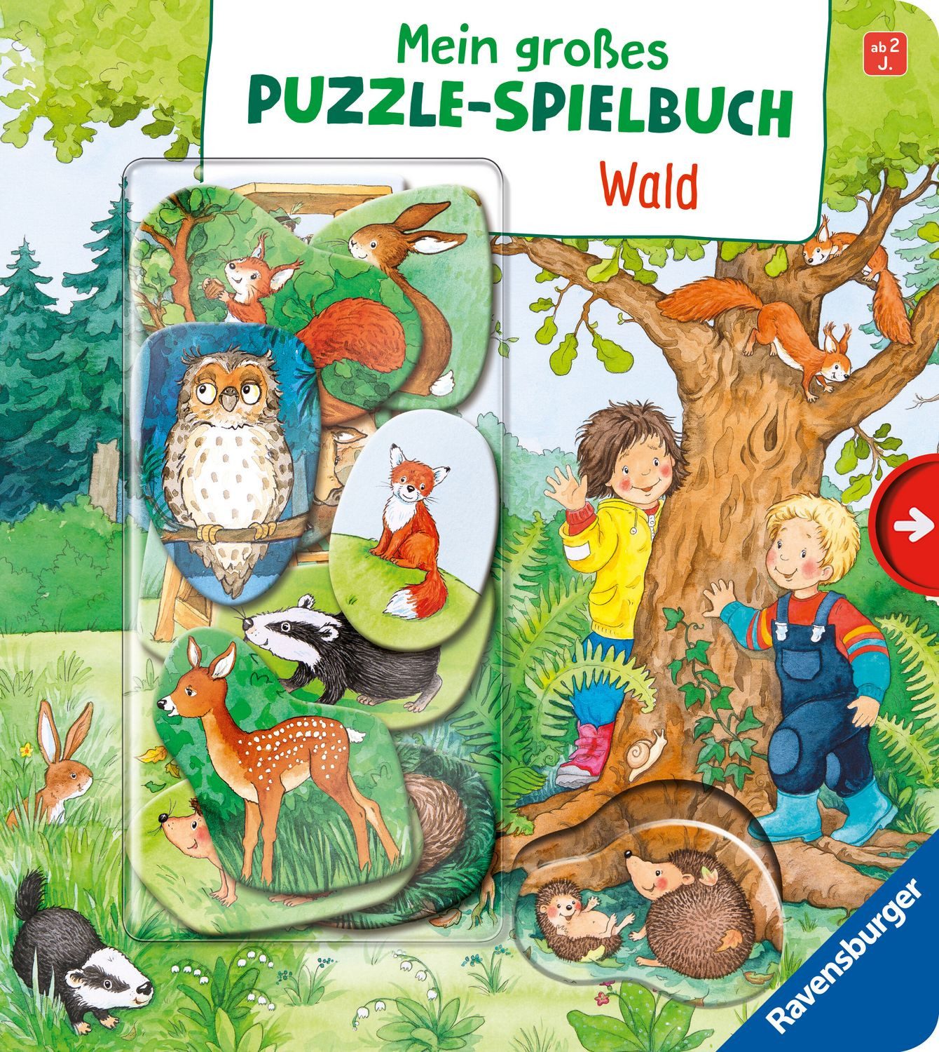 Mein großes Puzzle-Spielbuch - Wald / Mila Rulff