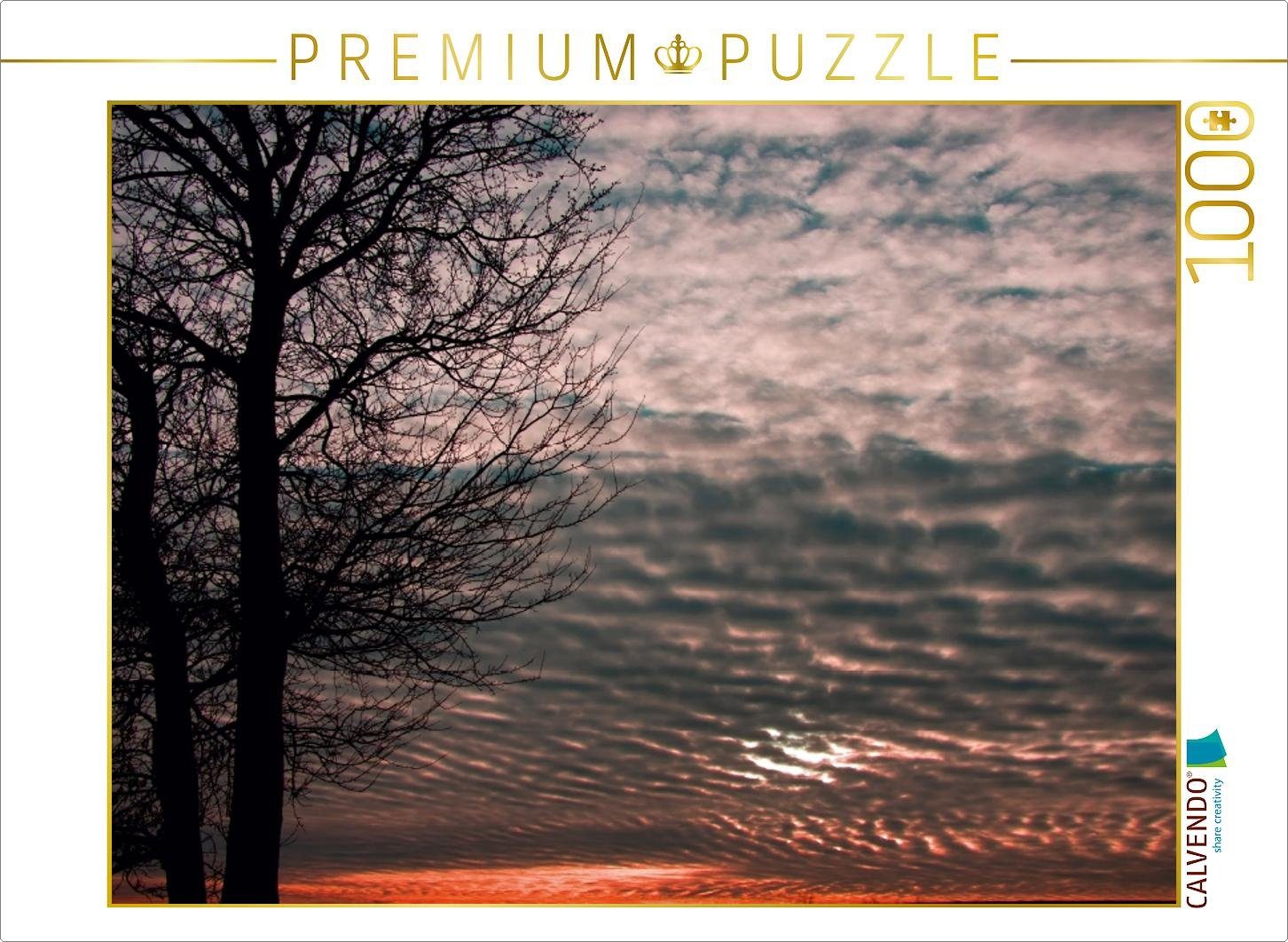 CALVENDO des Abendhimmels Foto-Puzzle 1000 im Puzzle Licht Lege-Größe x 1000 cm von 48 Puzzleteile CALVENDO Teile ropo13, Baum 64 Bild Puzzle