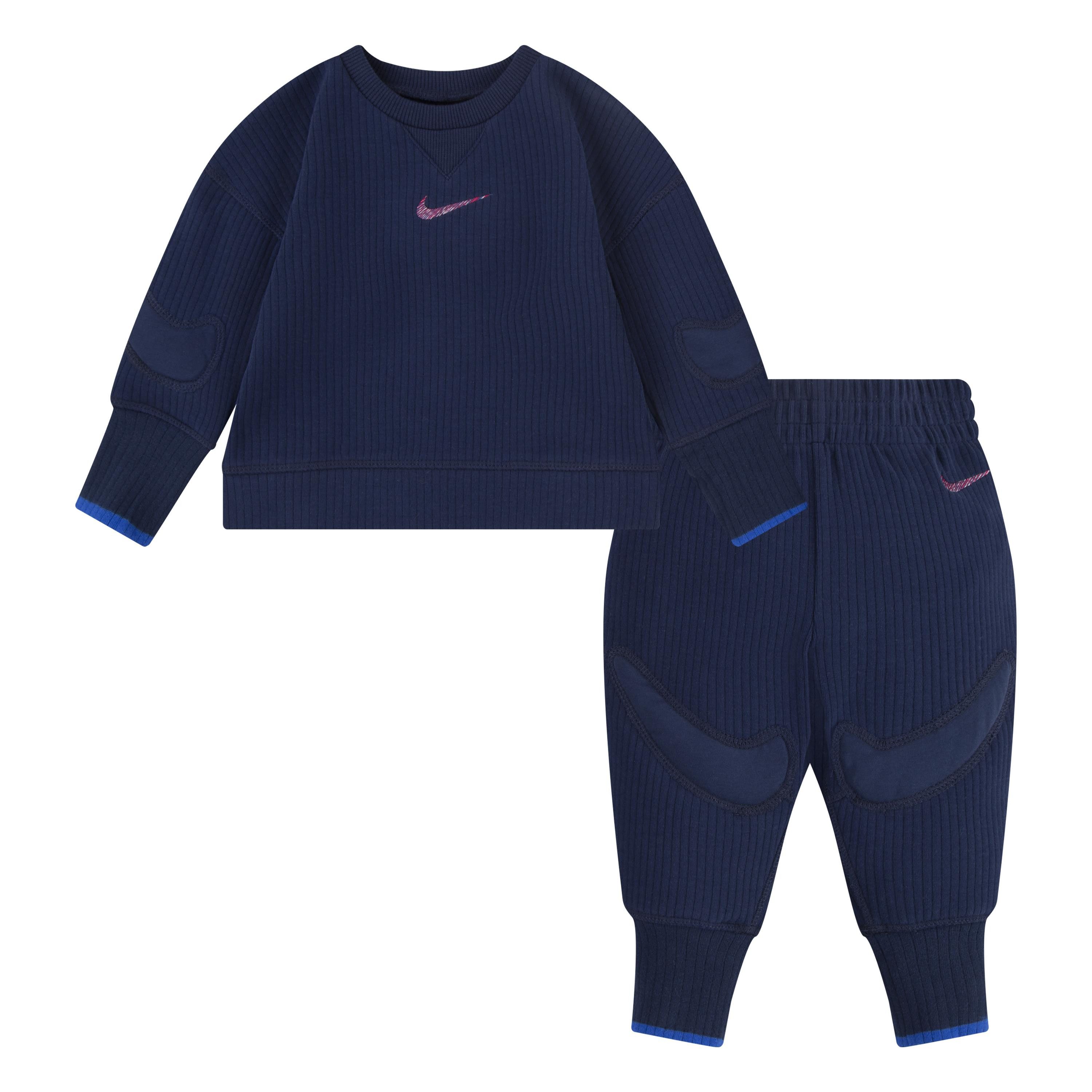 Nike Sportswear Jogginganzug NKN NIKE READYSET 2 PC SET (2-tlg), zweiteiliges Set, aus Baumwolle und Elasthan