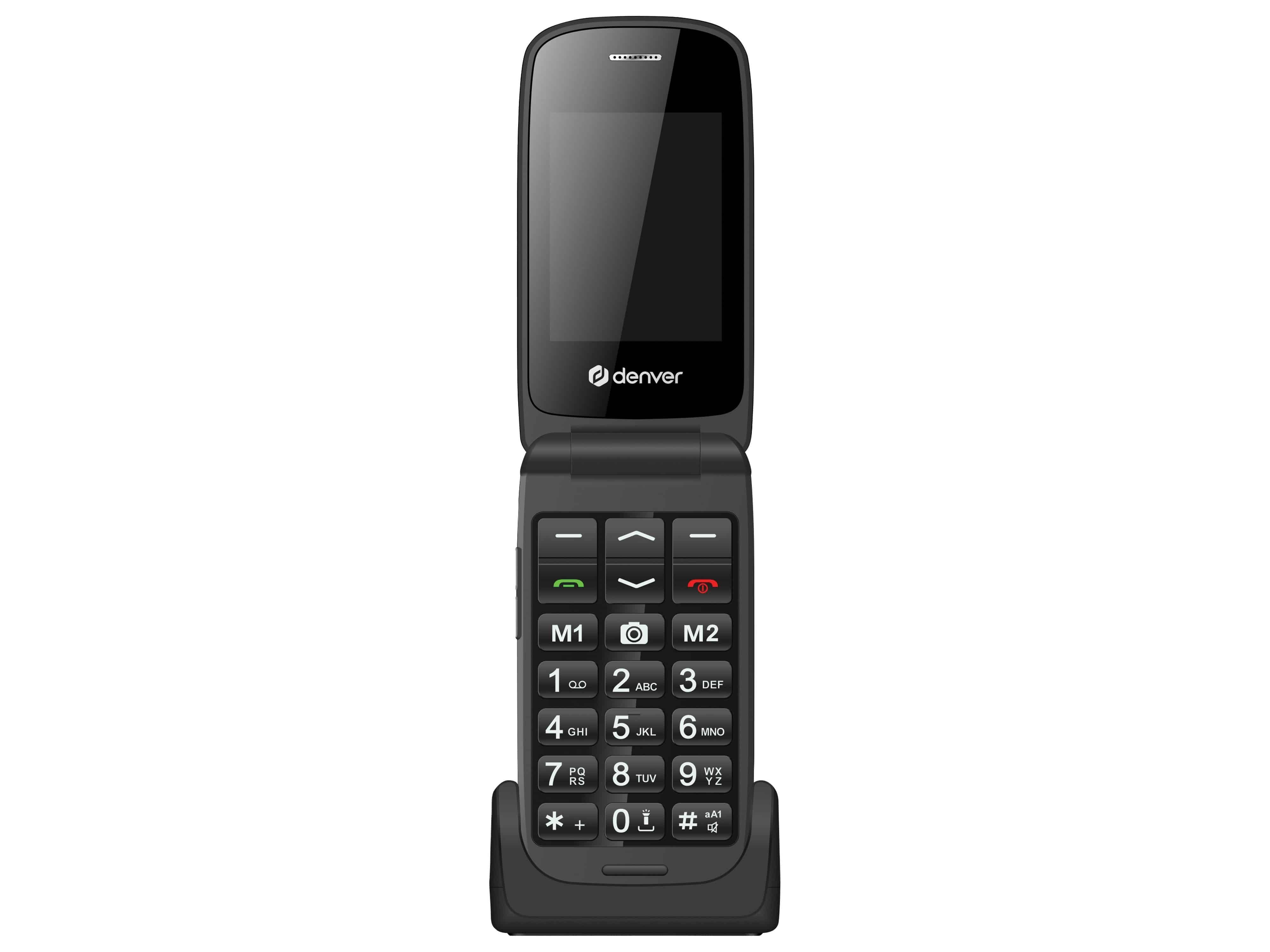 schwarz Handy Handy BAS-24400EB, DENVER Dual Denver SIM,