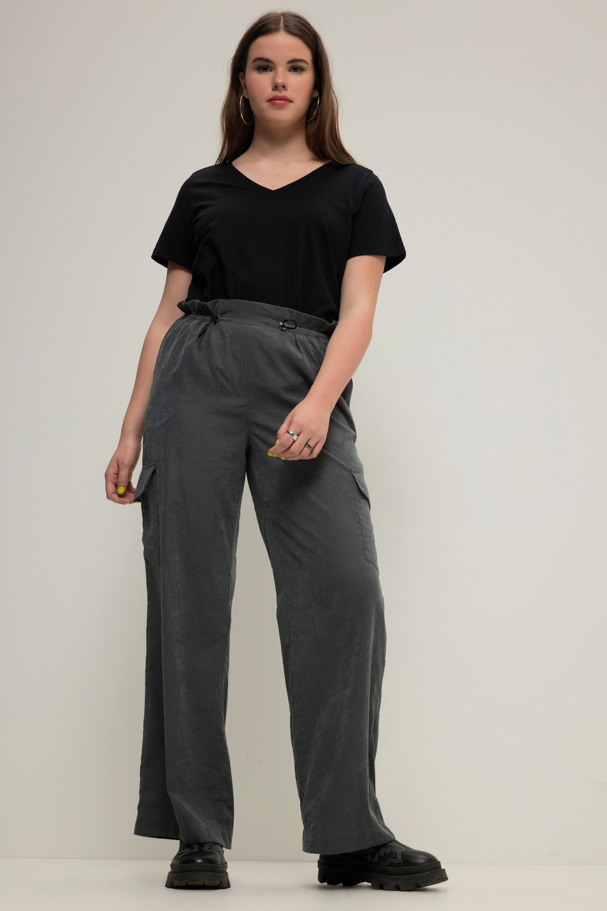 Studio Untold Funktionshose Cargohose Straight Wide günstig online kaufen