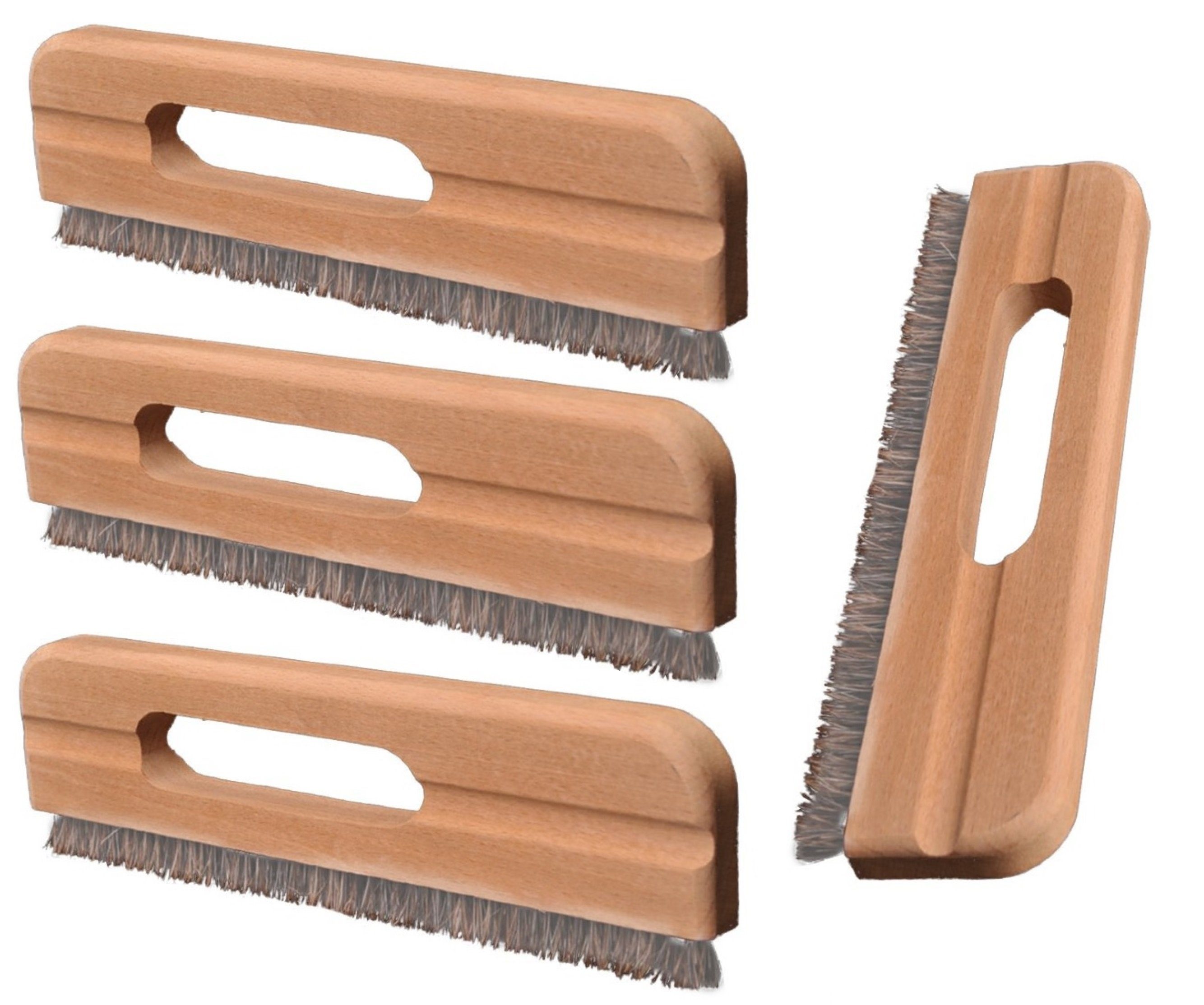 Tapezierbürste 4er Set - Tapezierbürste mit Griffaussparung, 270mm Tapezierbesen -